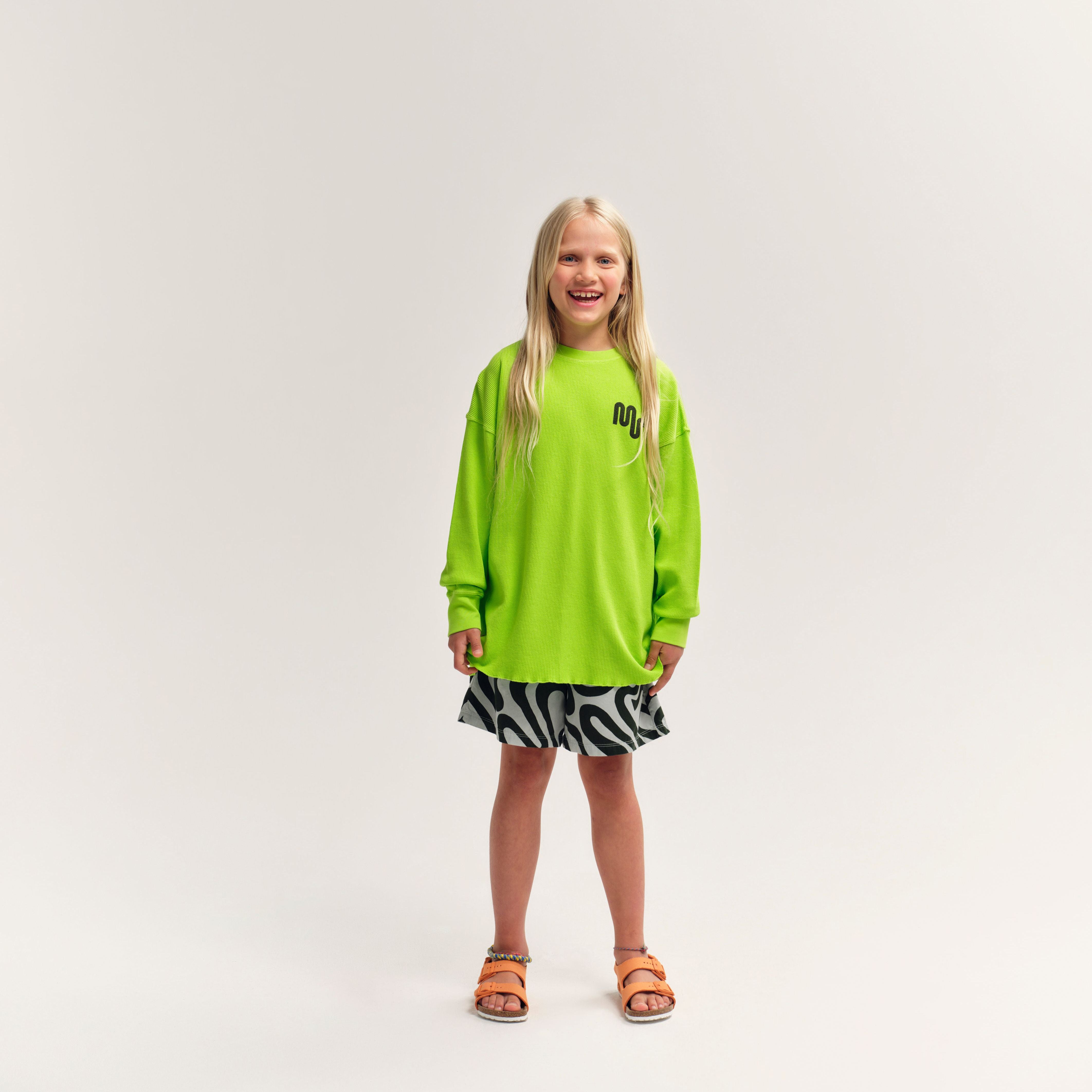 Boys & Girls Green Cotton T-Shirt