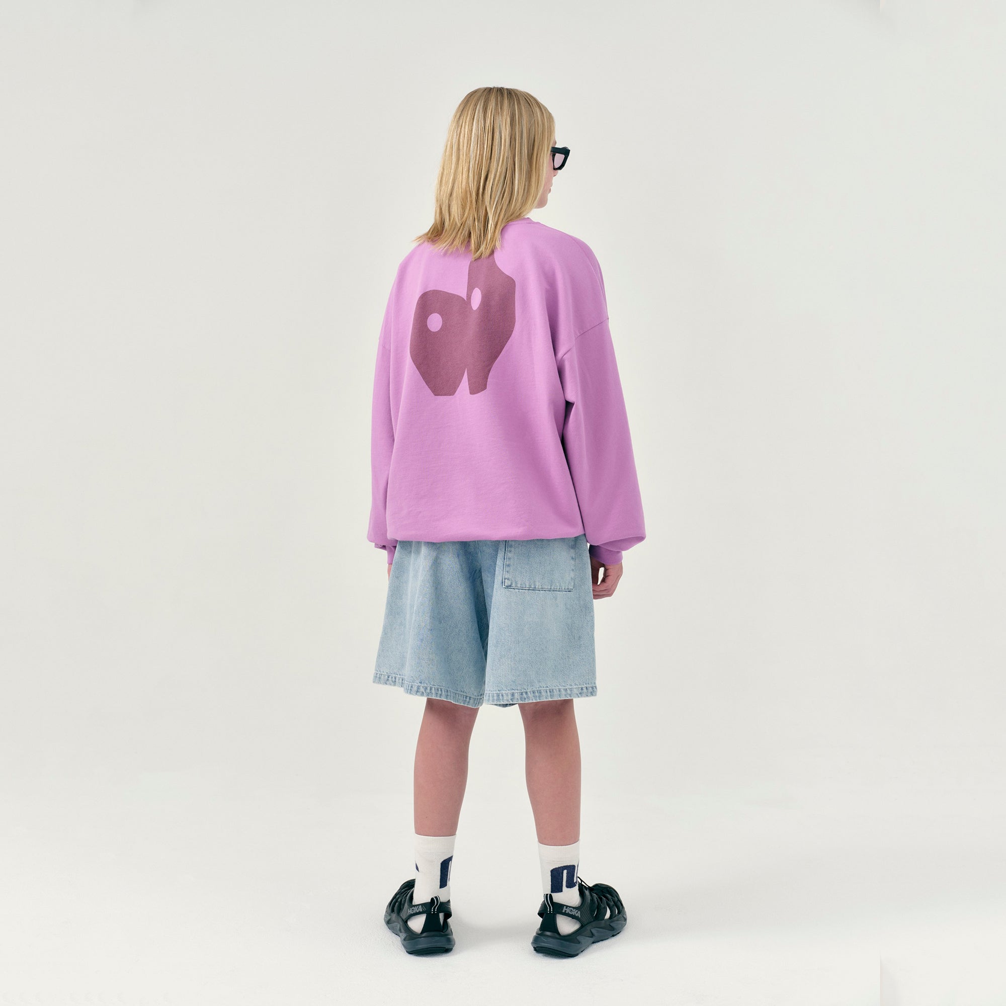 Boys & Girls Pink Cotton Sweatshirt