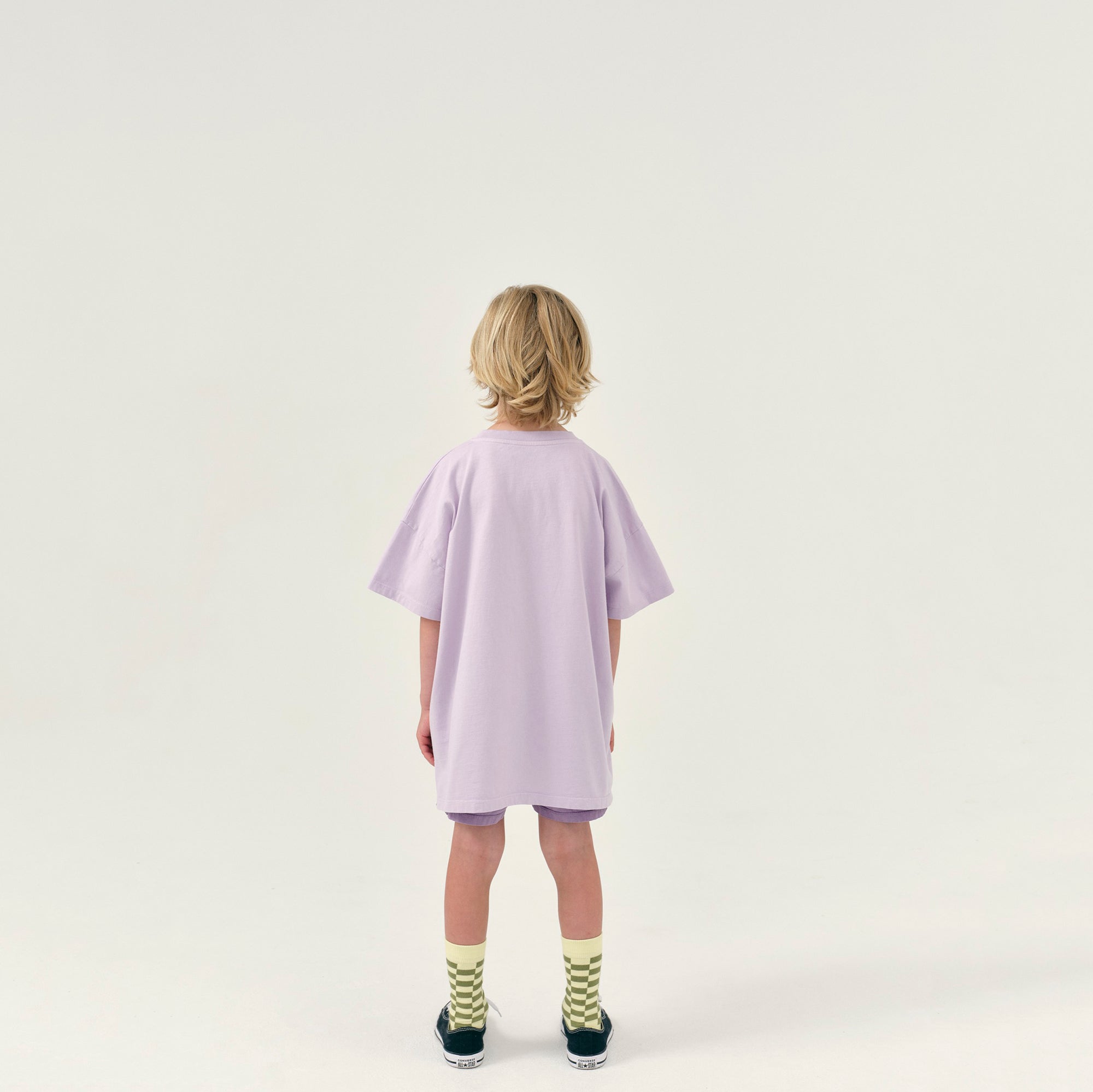 Boys & Girls Lavender Cotton T-Shirt