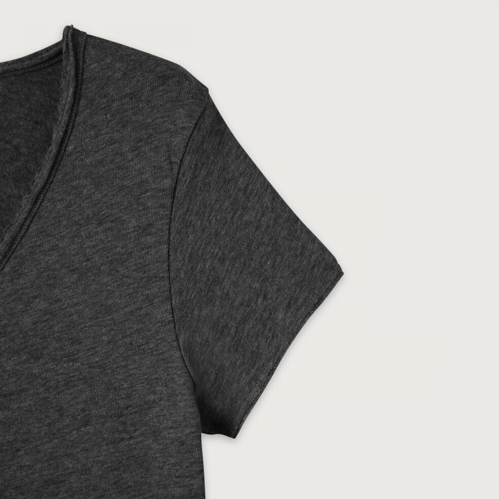 Women Black Cotton T-Shirt