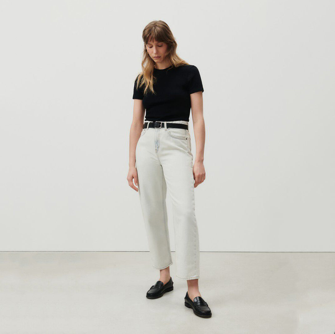 Women Black Cotton T-Shirt