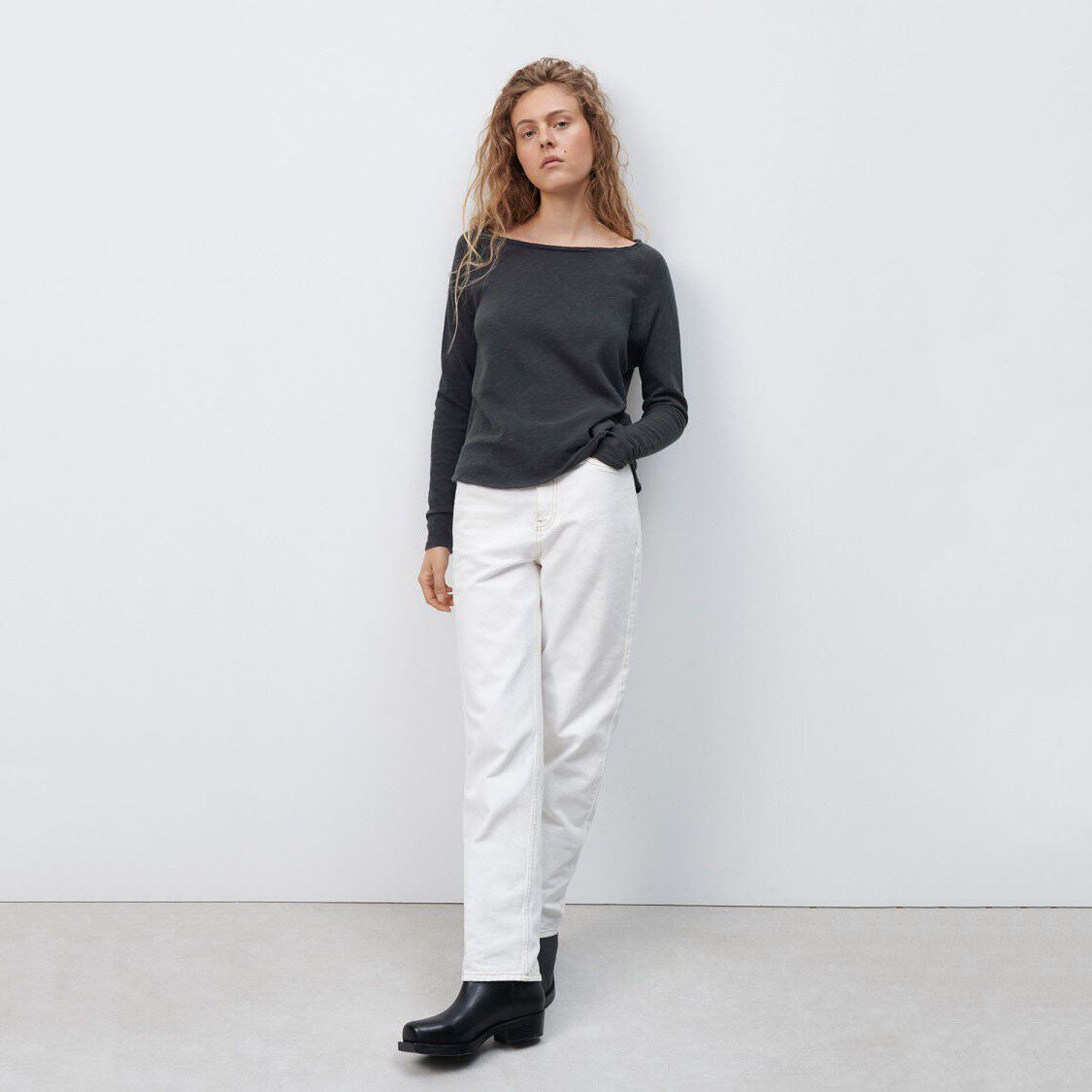 Women Navy Cotton T-Shirt