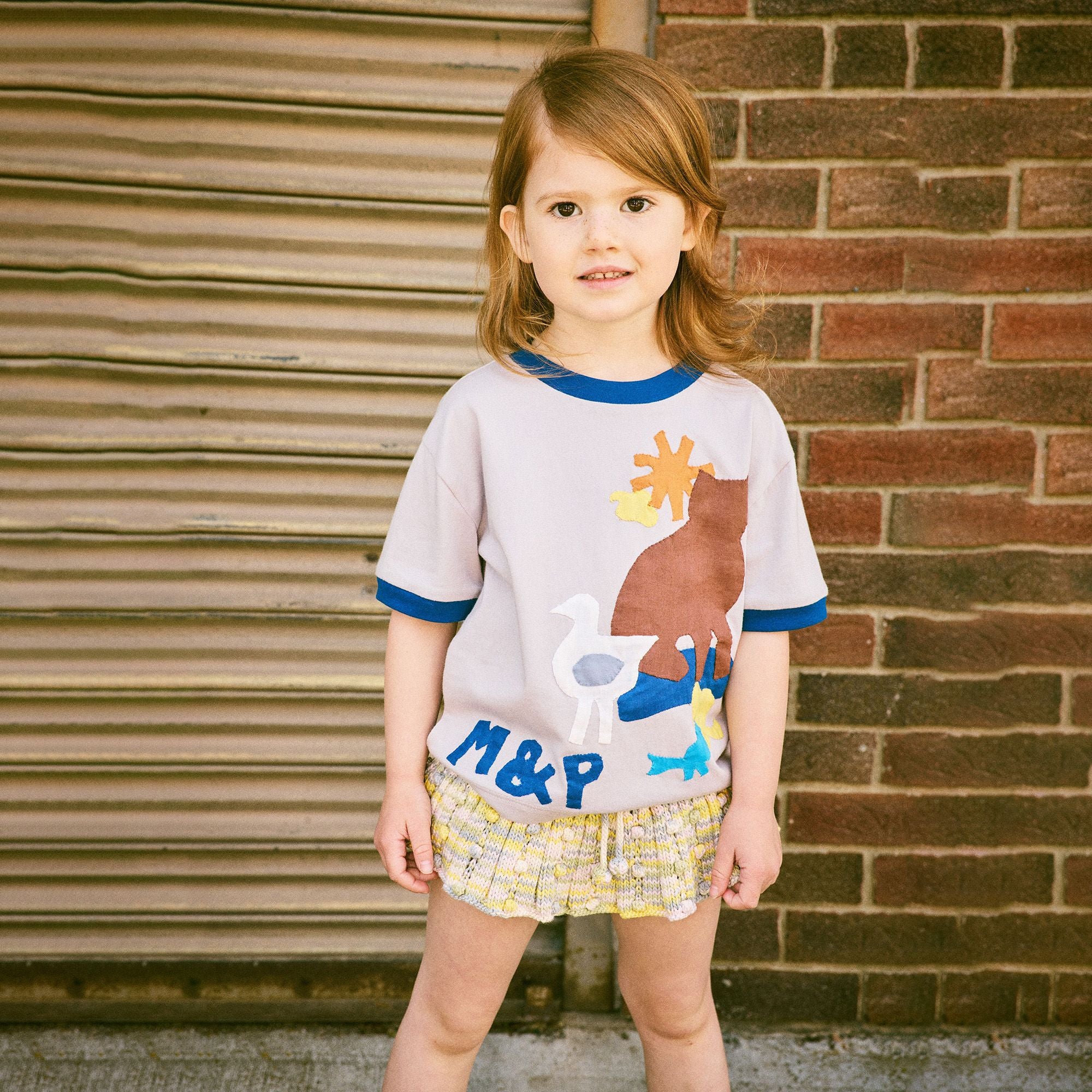 Boys & Girls Light Purple Printed Cotton T-Shirt