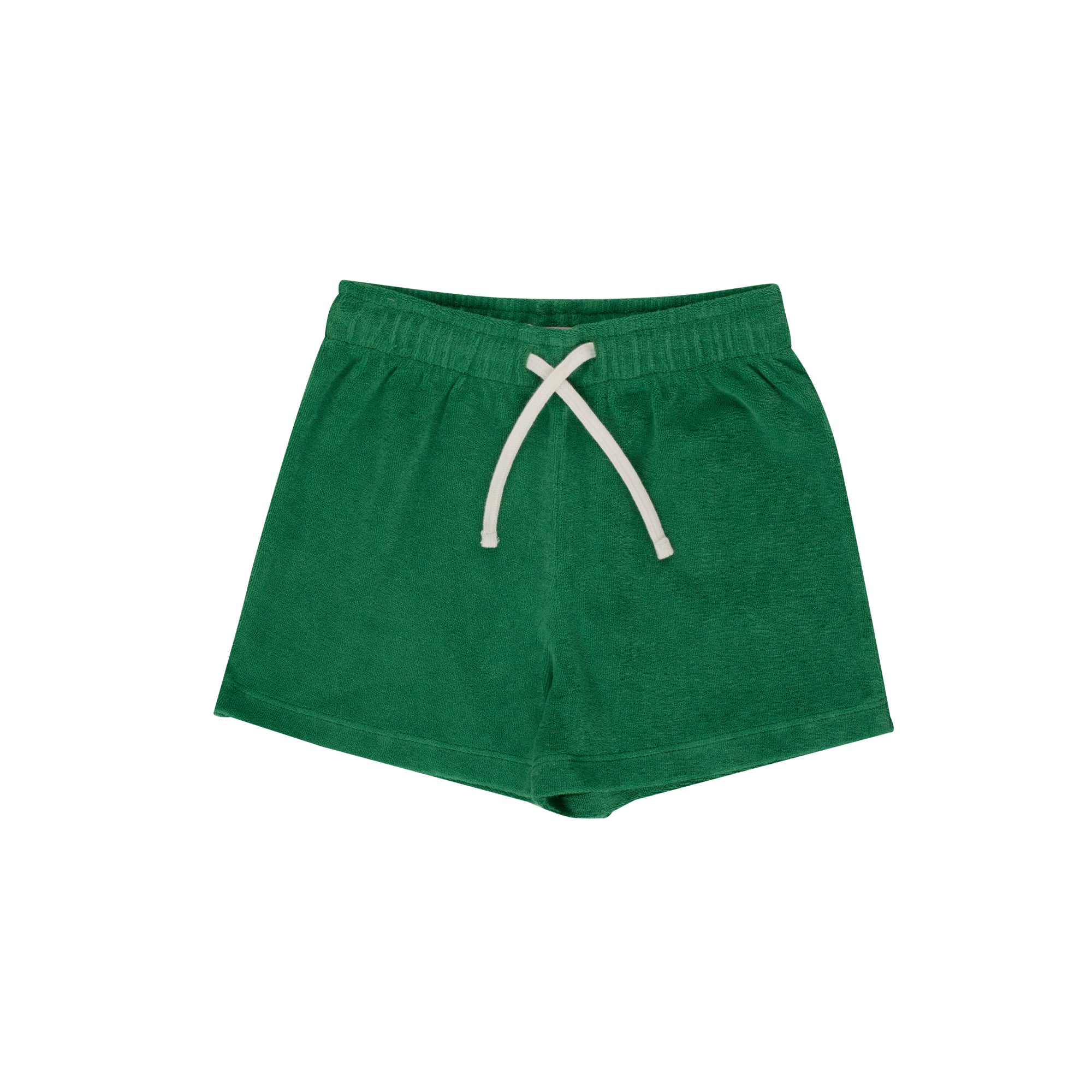 Boys & Girls Green Cotton Shorts