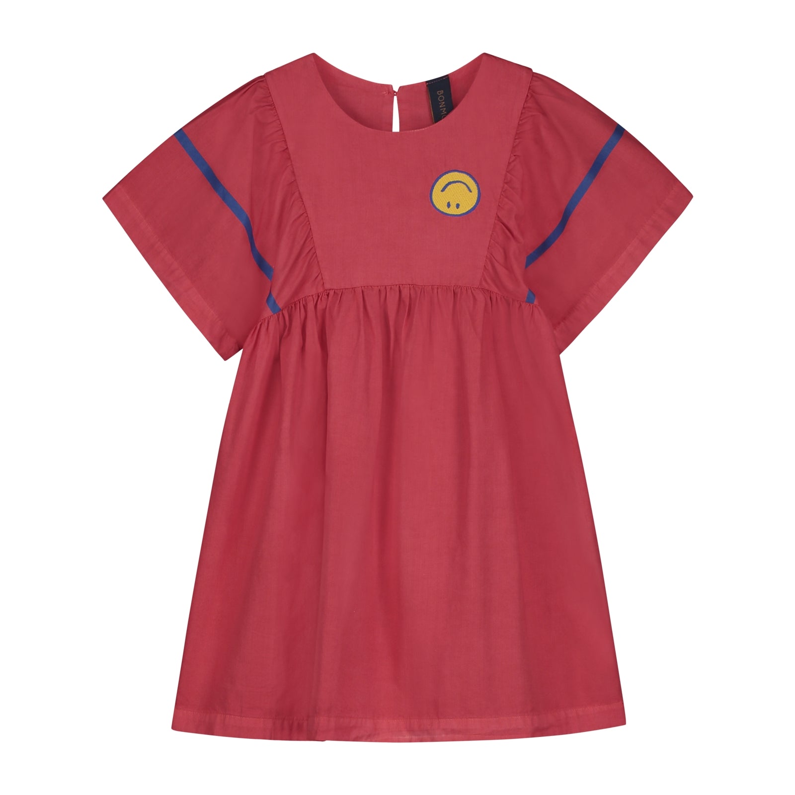 Girls Red Cotton Dress