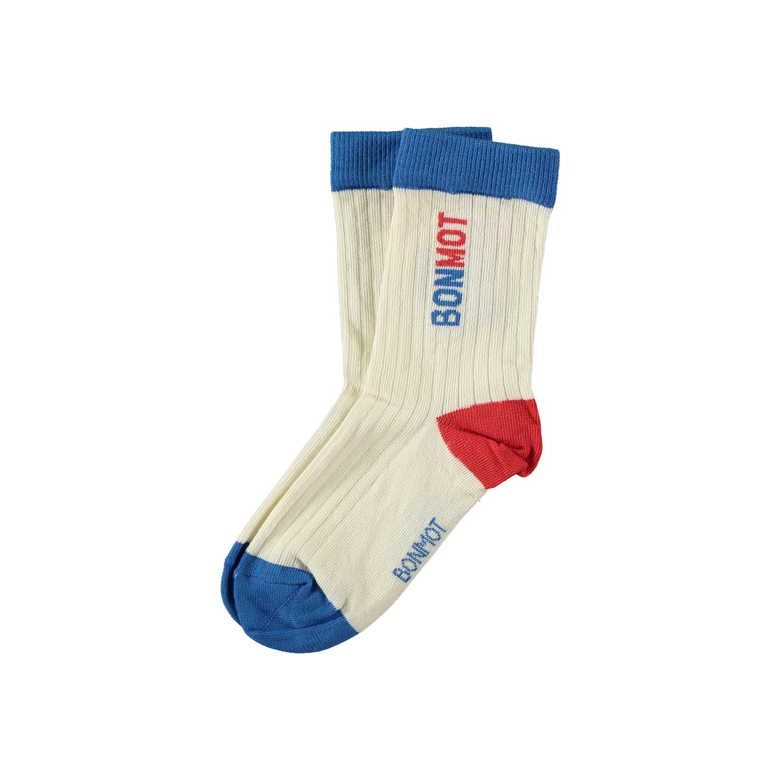 Boys & Girls White Logo Cotton Socks