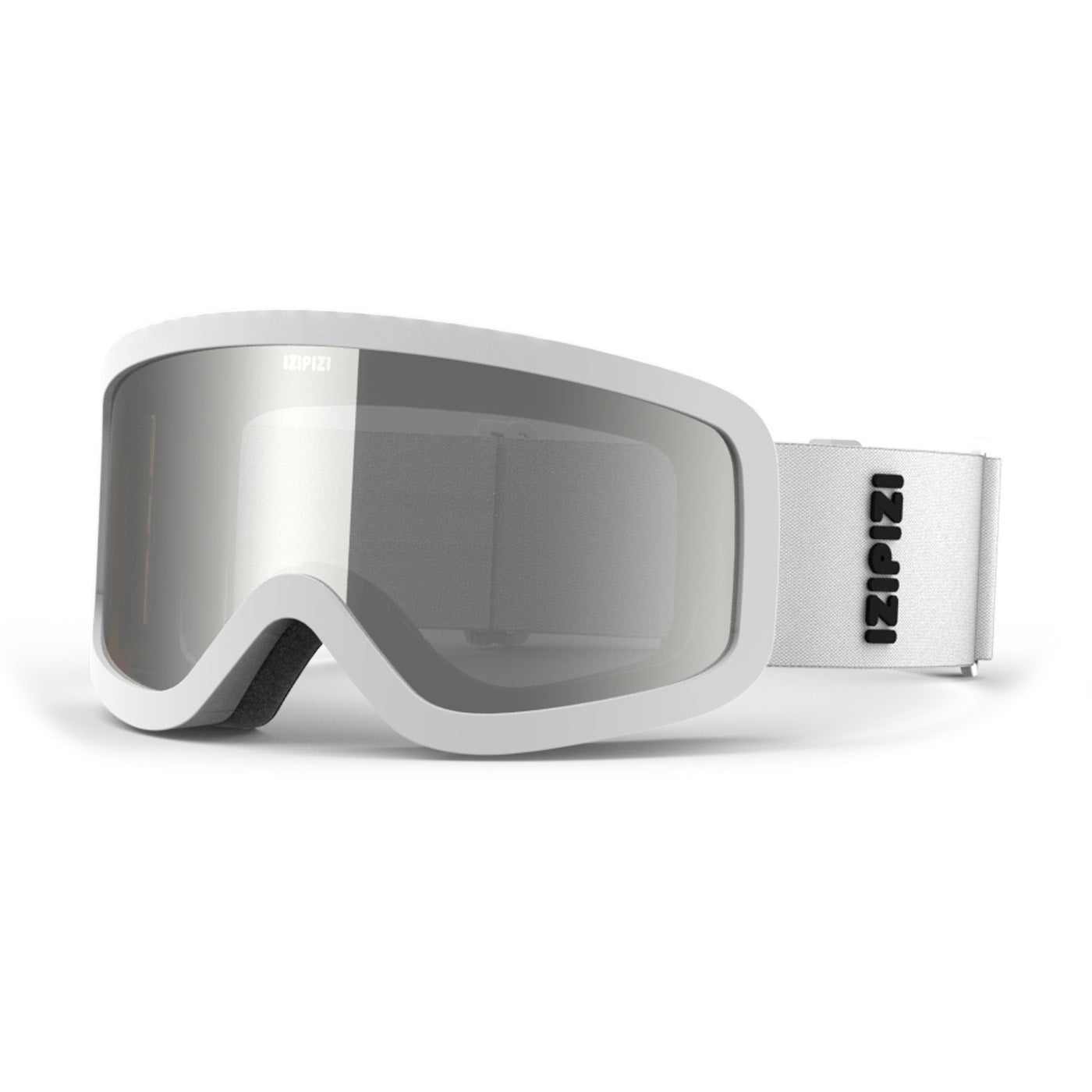 Adult White Ski Sunglasses