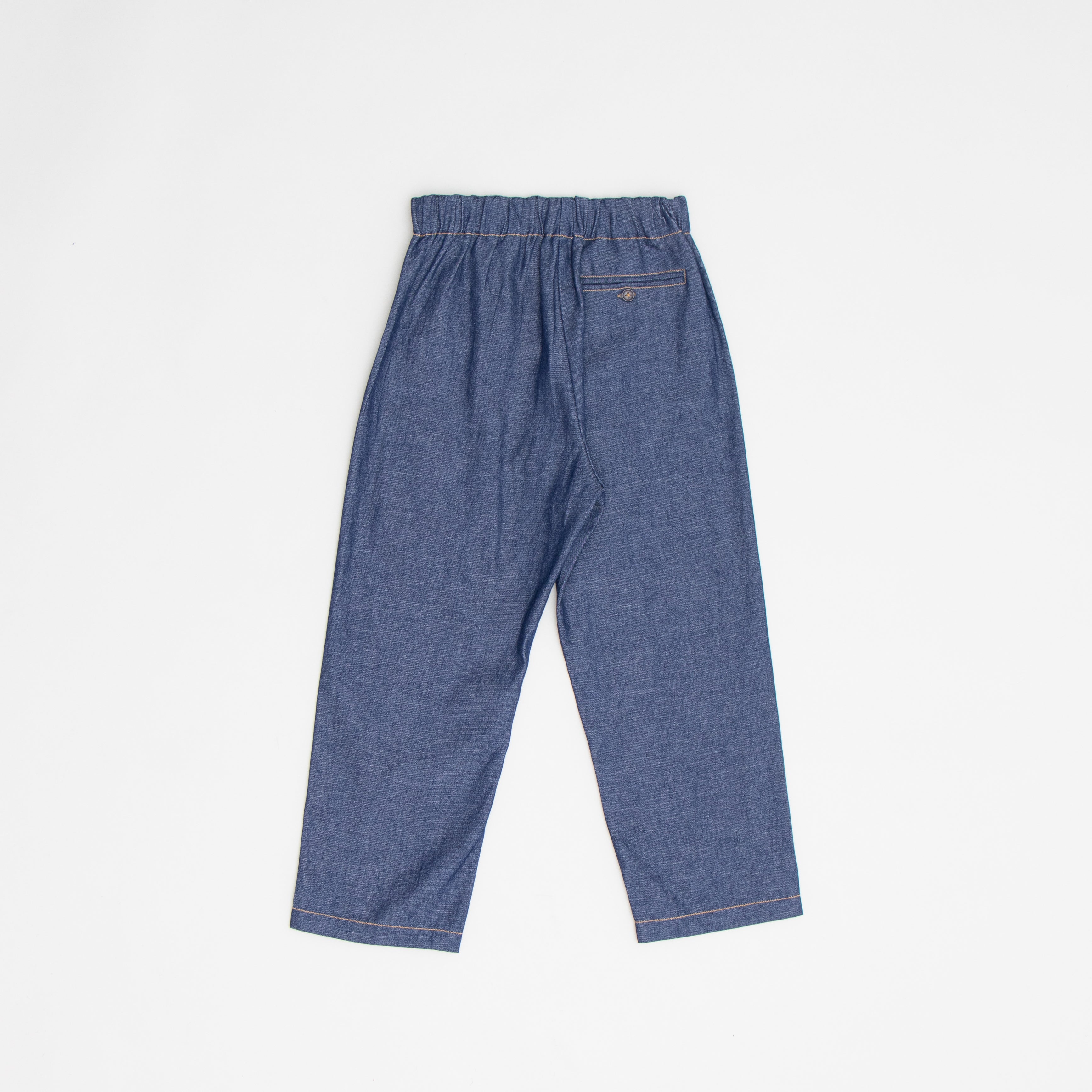 Boys & Girls Blue Cotton Trousers