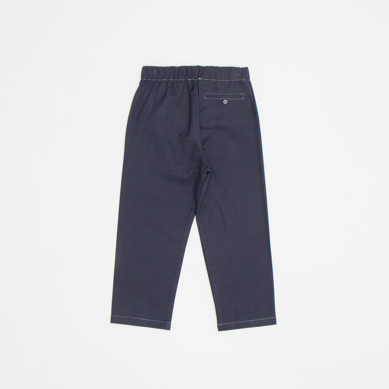 Boys & Girls Navy Cotton Trousers