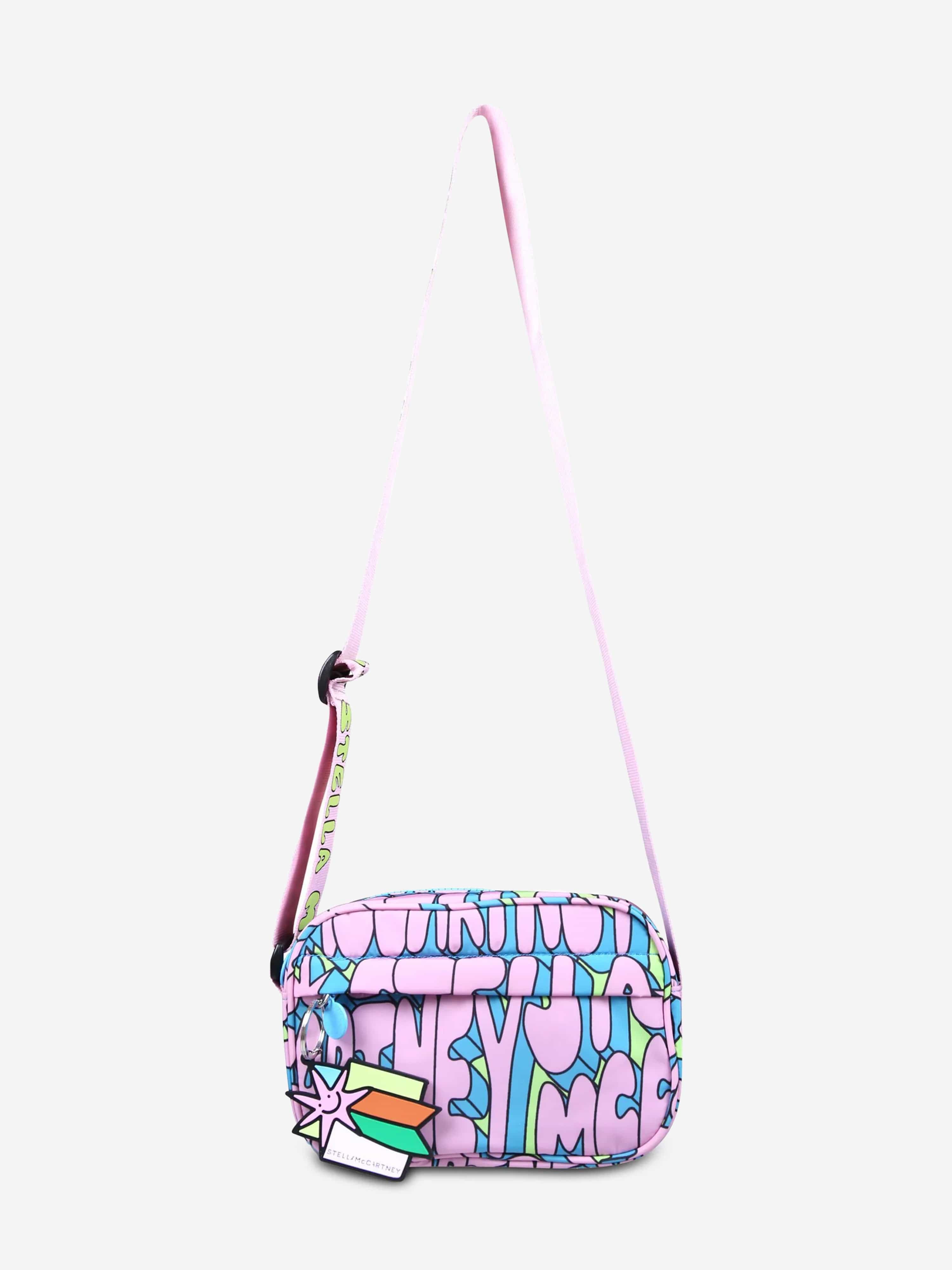 Stella McCartney Girls Logo Crossbody Bag in Multicolour (20cm)