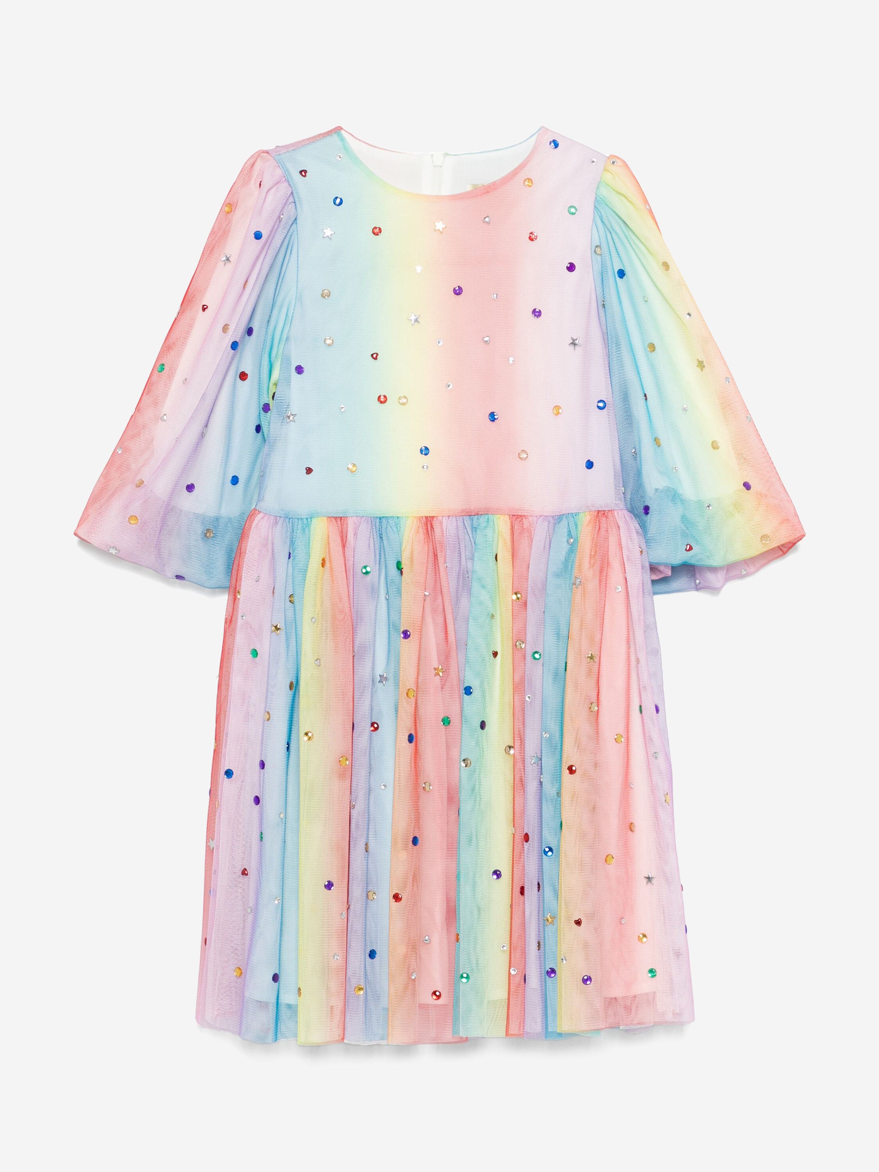 STELLA McCARTNEY♡レインボドレス♡36M Stella McCartney Girls Rainbow Tulle Strappy Dress – Enfance