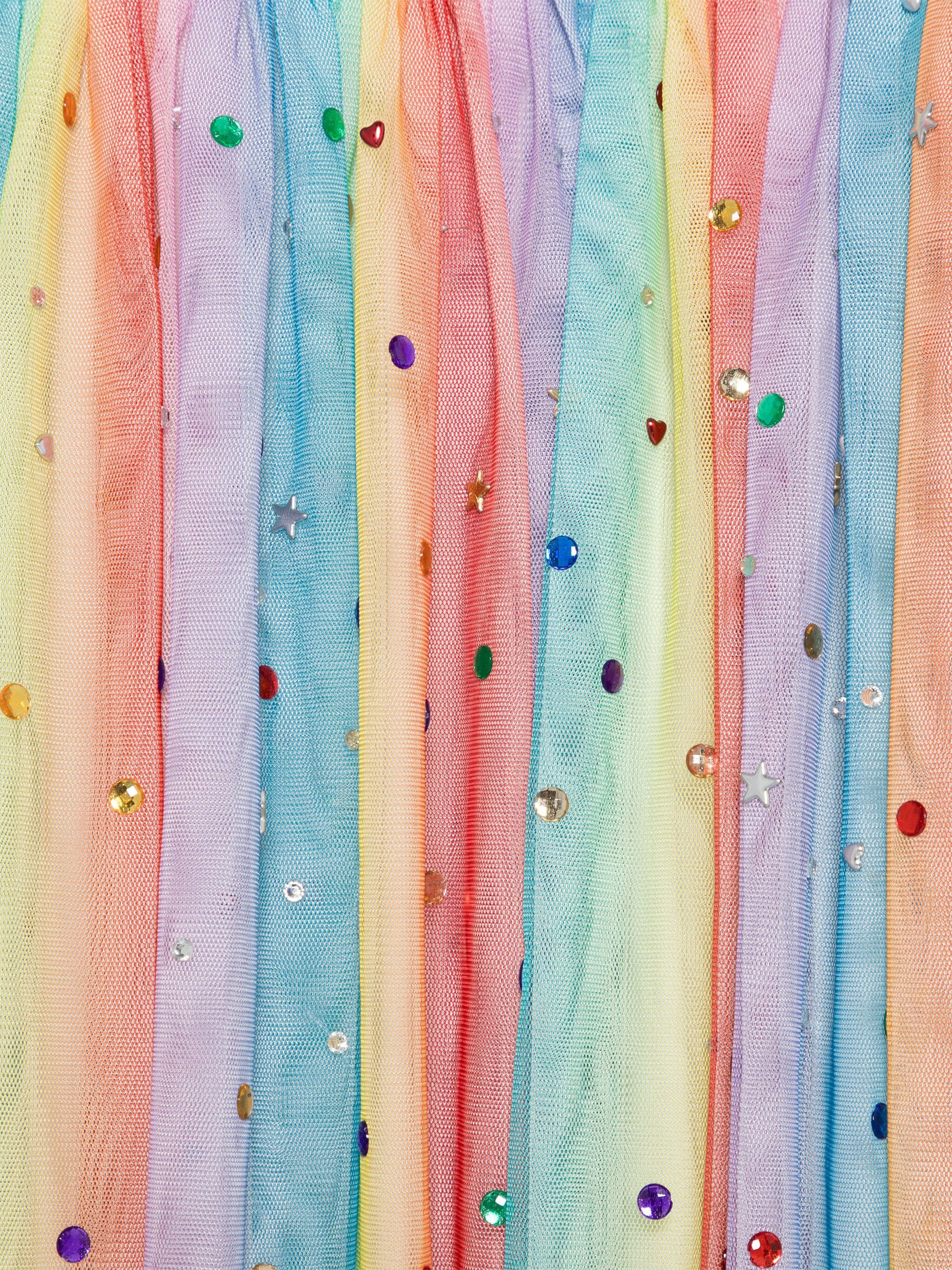 STELLA McCARTNEY♡レインボドレス♡36M Stella McCartney Girls Rainbow Dress in Multicolour