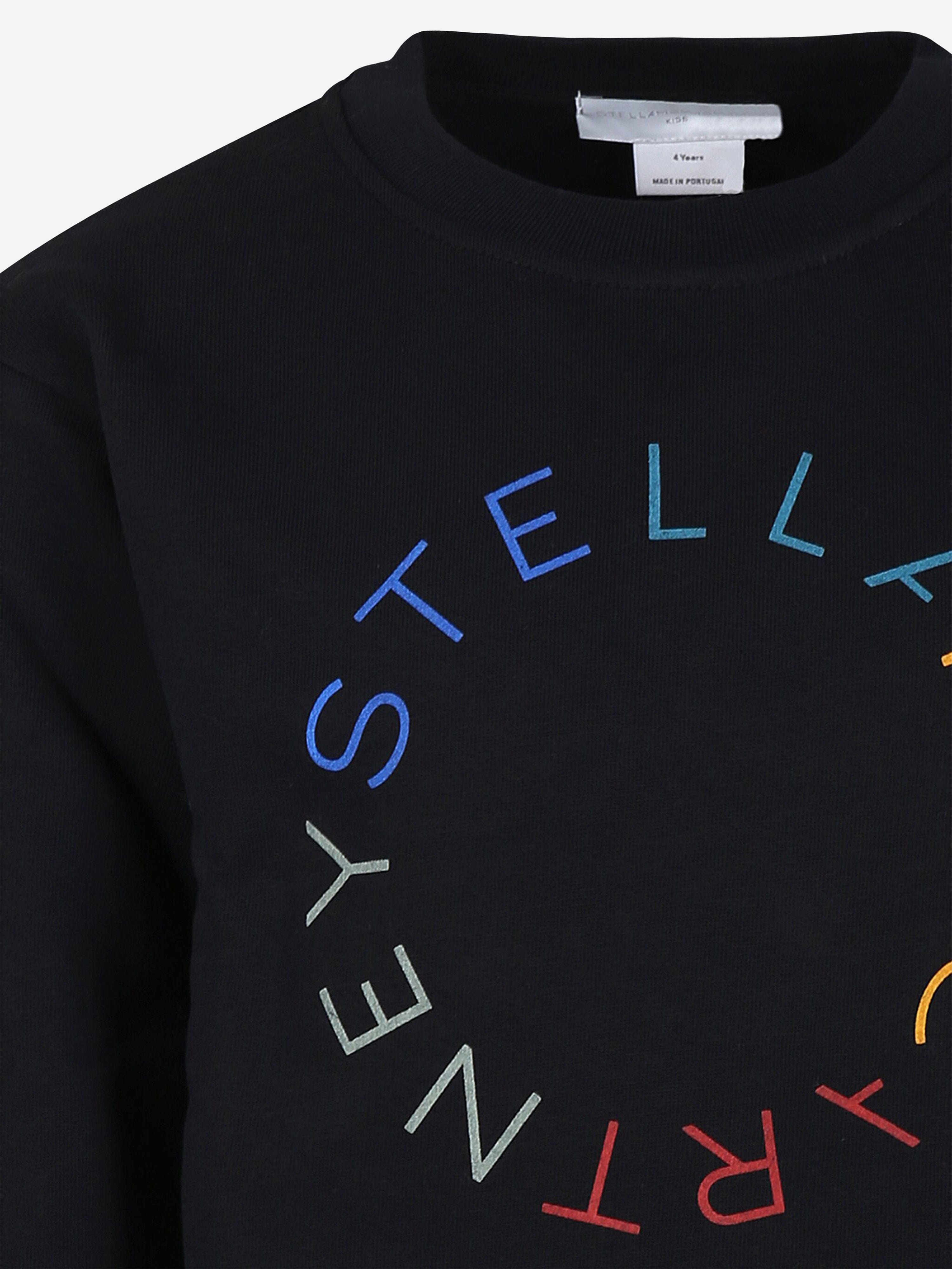 トップス [STELLA McCARTNEY]Circle Logo Sweatshirt Stella McCartney Kids Circle Logo Sweatshirt in Black