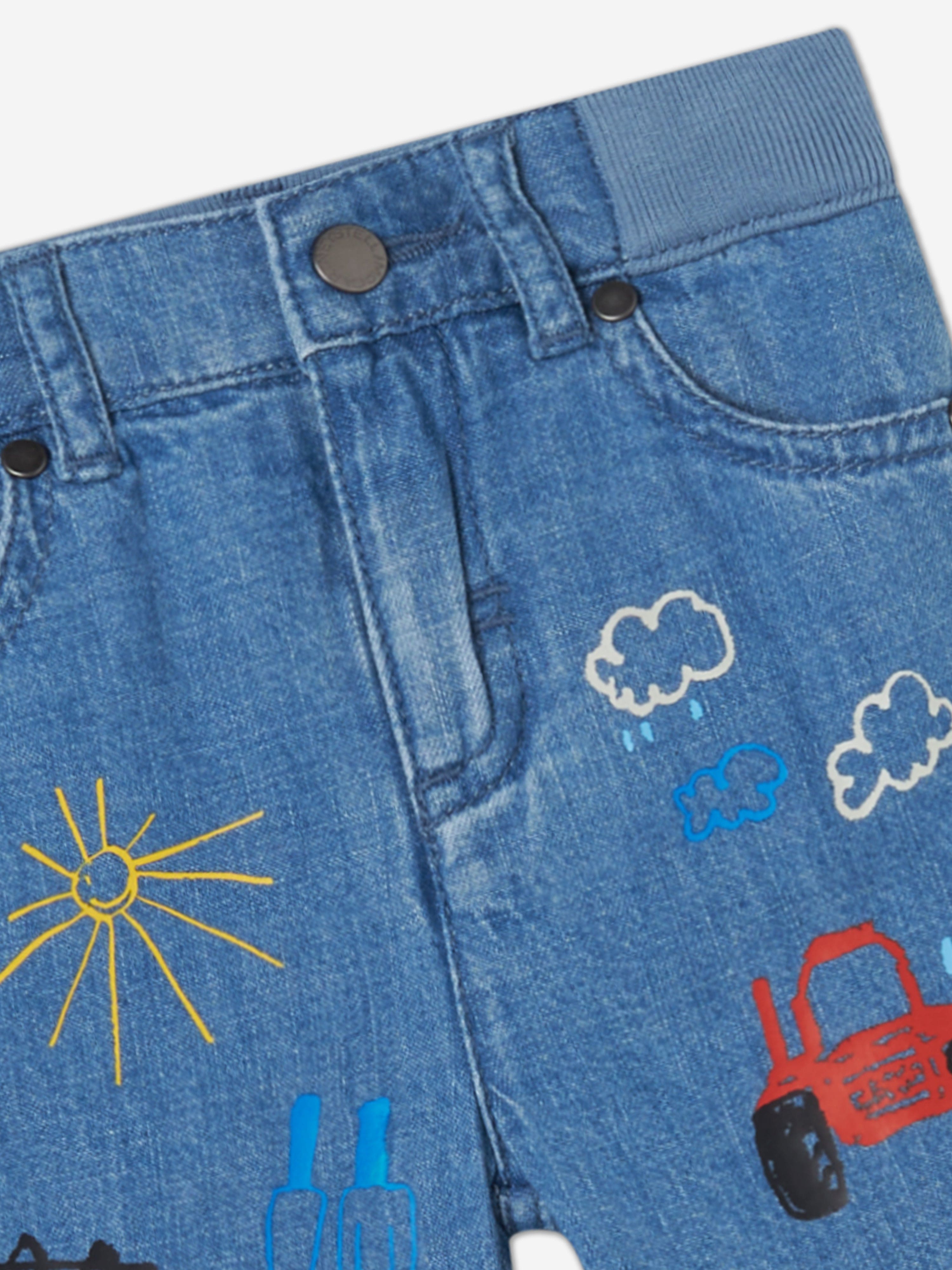 Stella McCartney Baby Boys Slim Fit Jeans in Blue