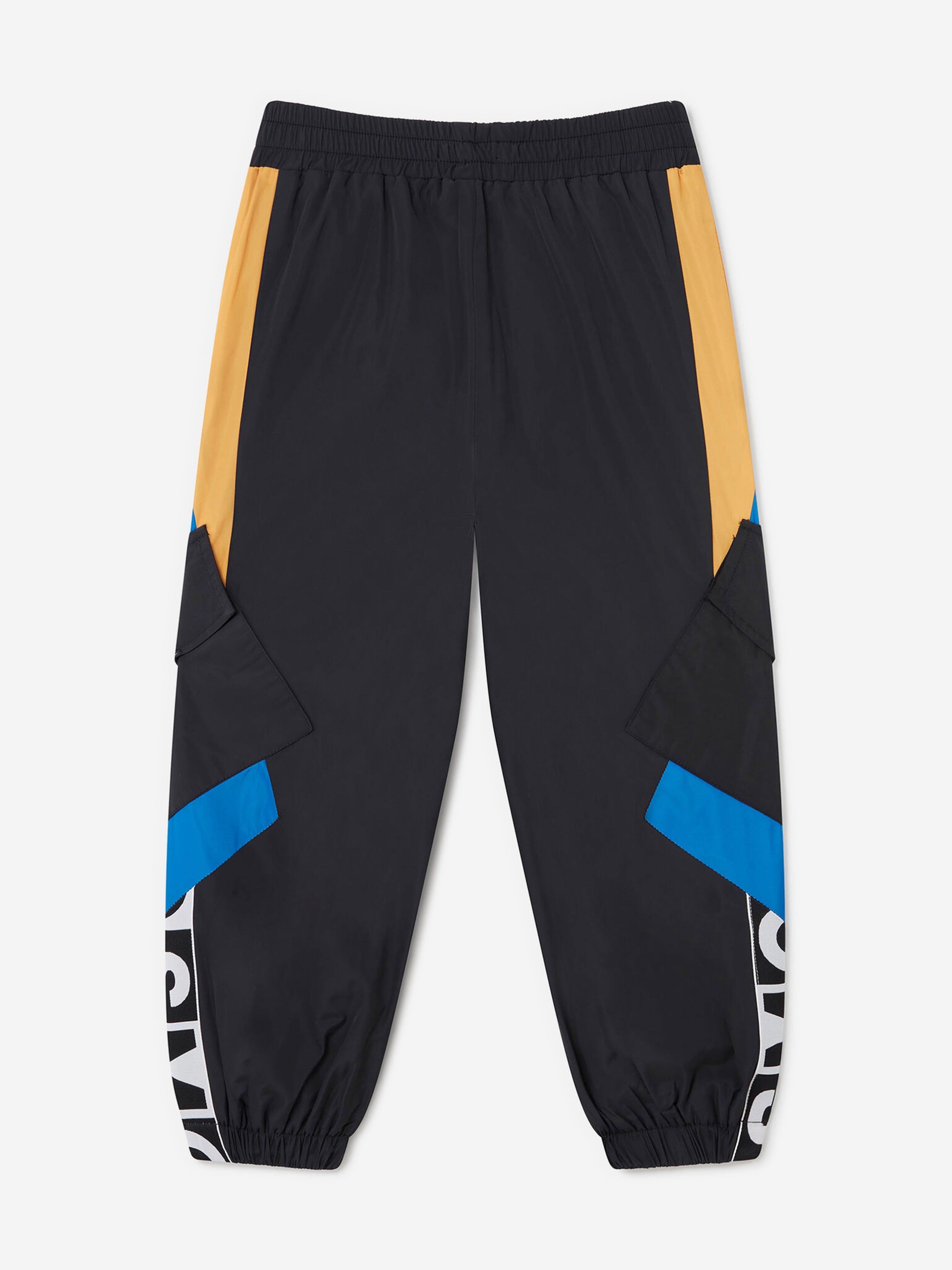 Stella McCartney Boys Cargo Trousers in Black