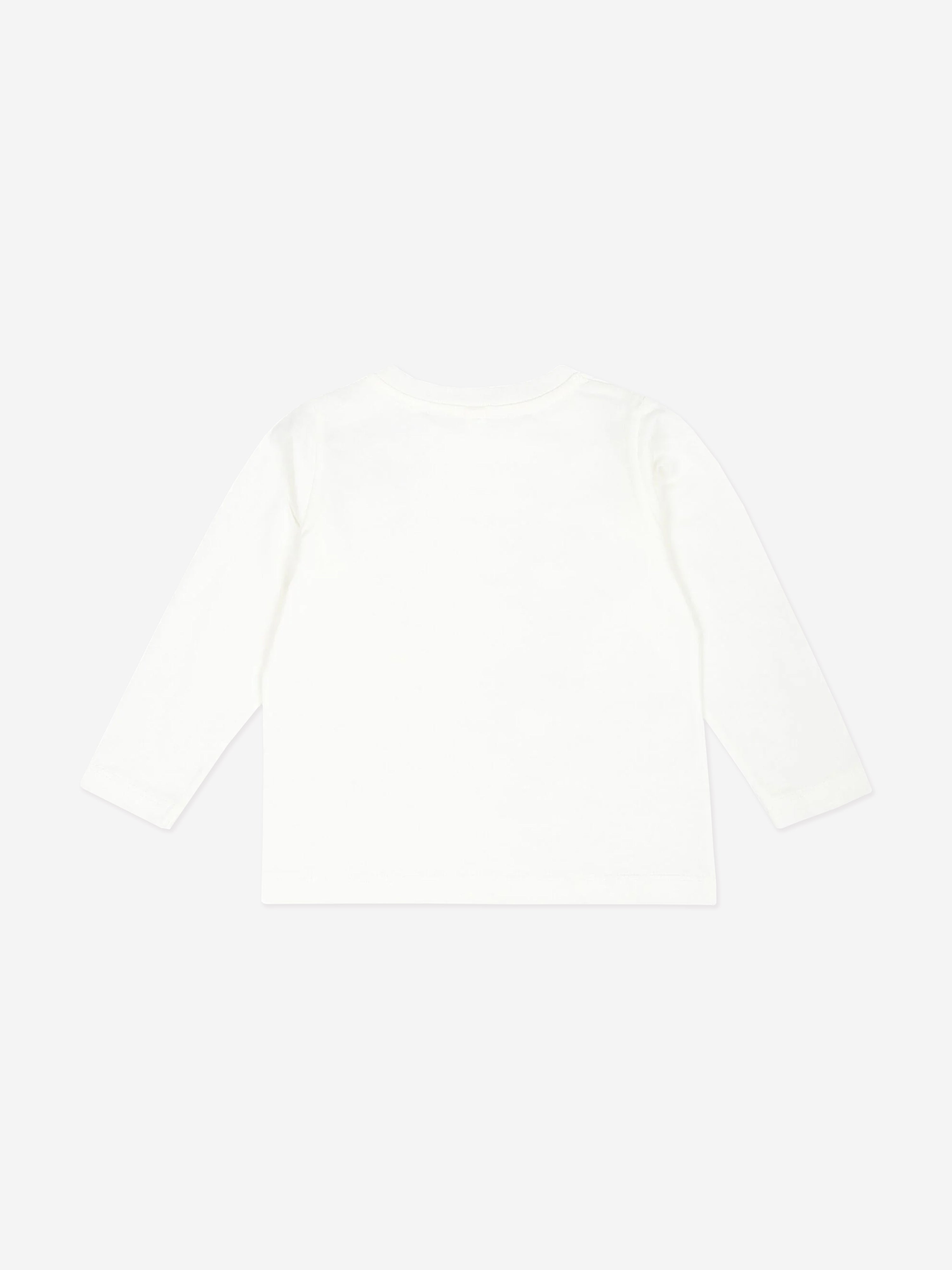 Stella McCartney Baby Girls Flower Logo T-Shirt in Ivory