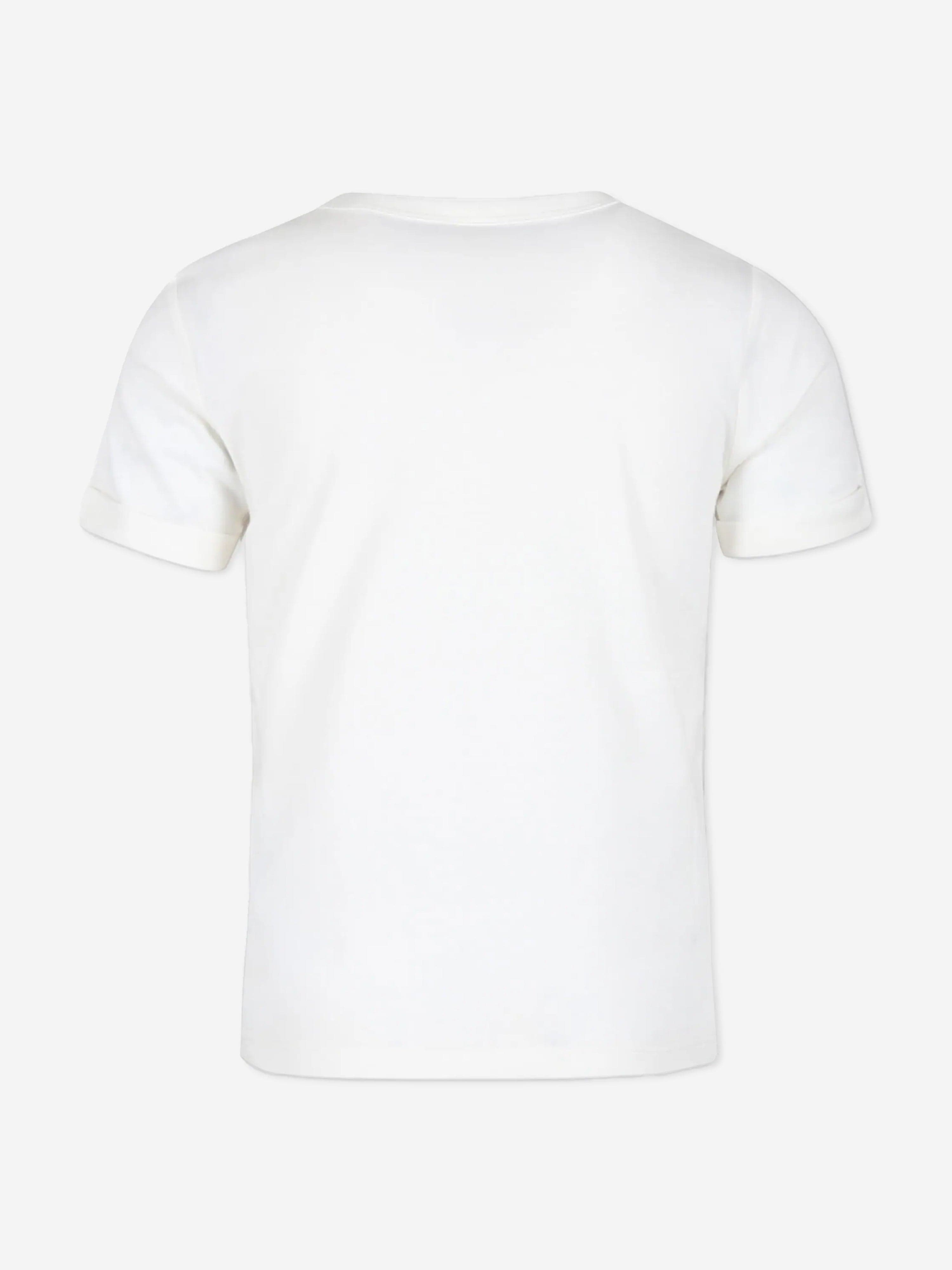 Stella McCartney Girls Logo T-Shirt in Ivory