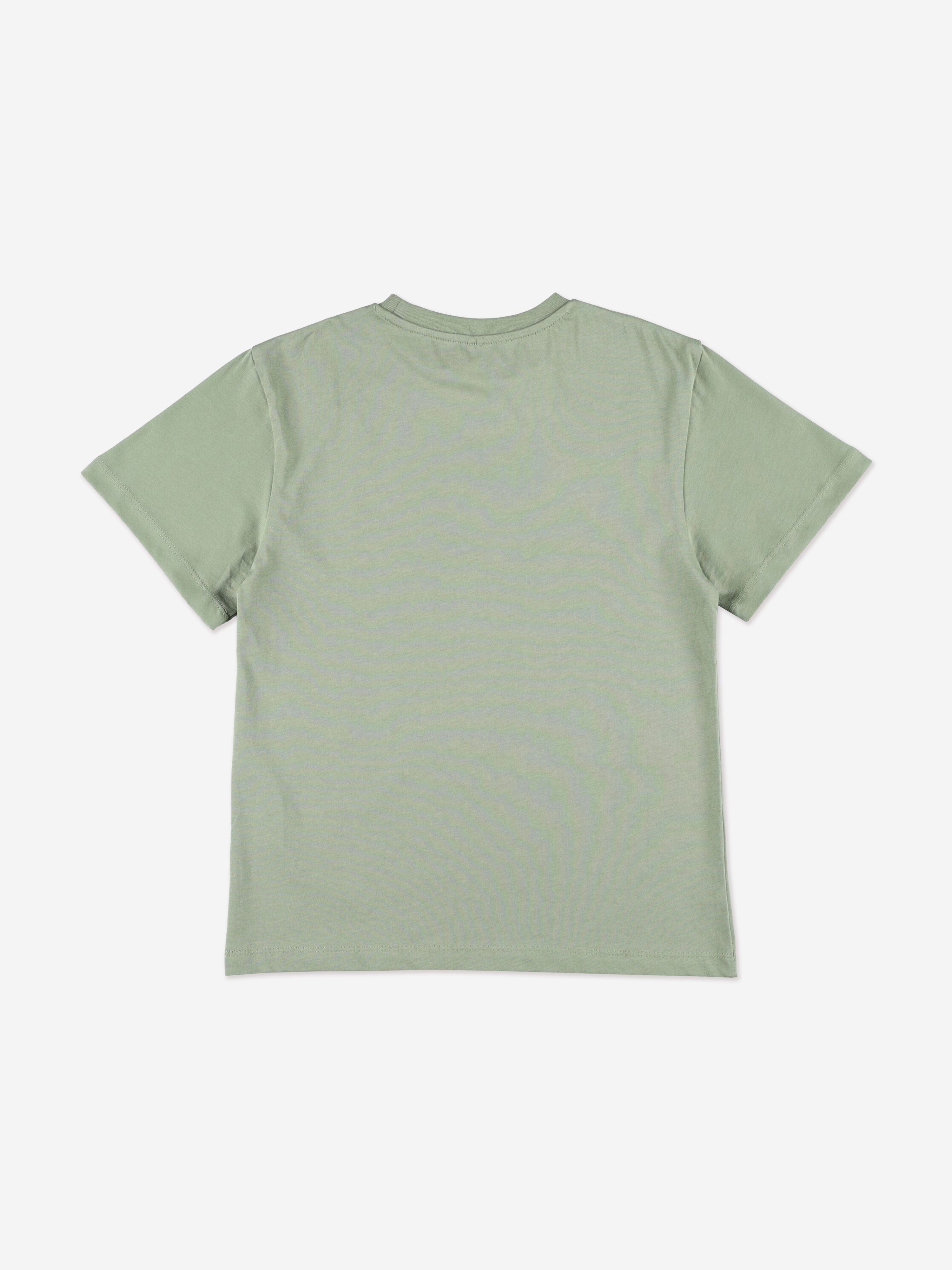 Stella McCartney Boys Logo Block T-Shirt in Green