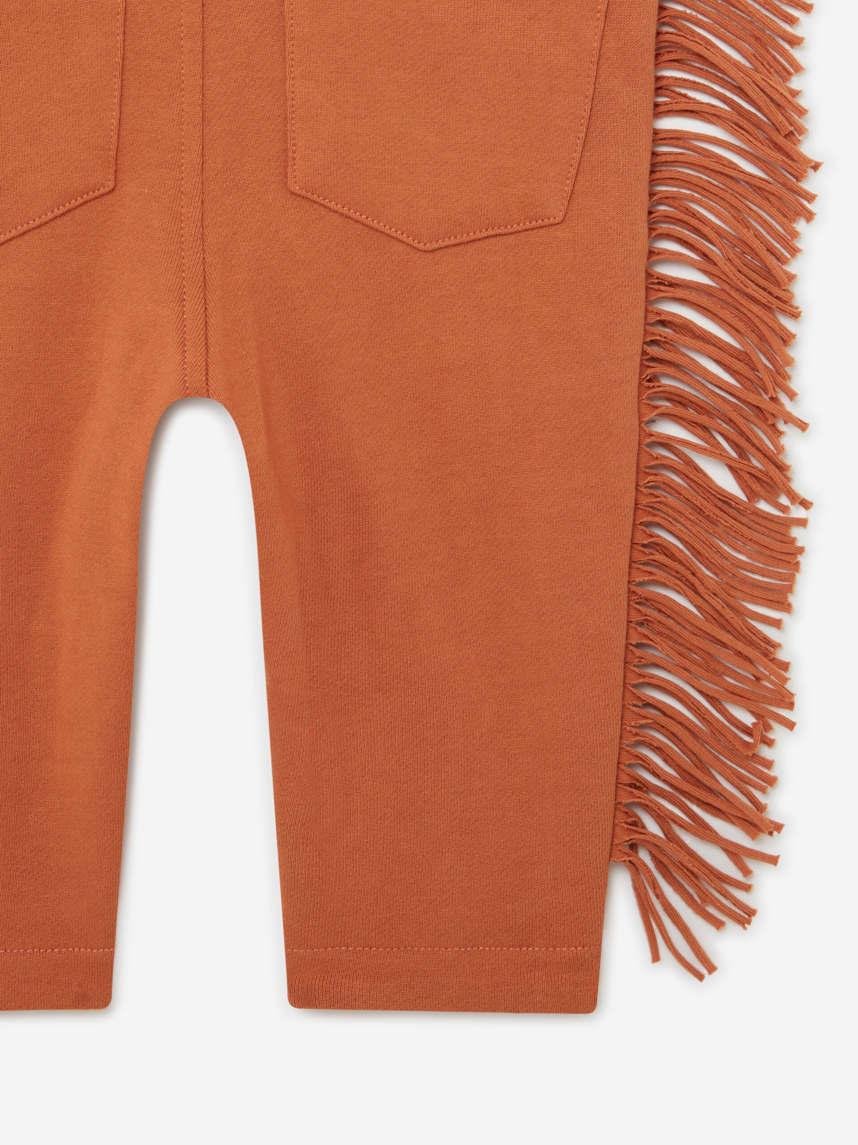 Stella McCartney Baby Horse Dungarees in Brown