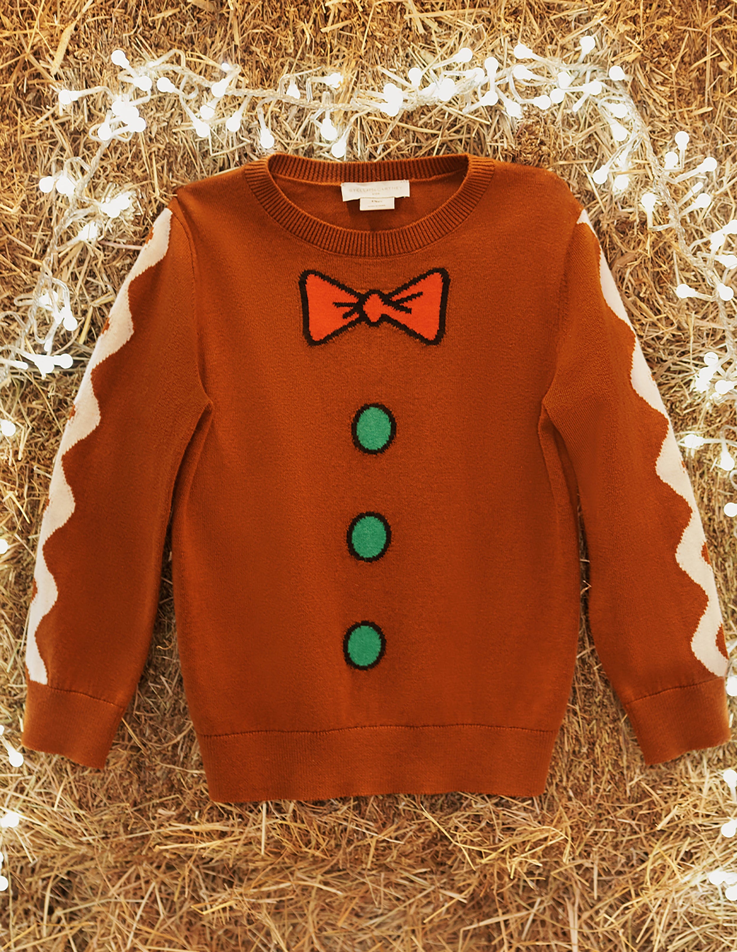 Stella McCartney Boys Knitted Jumper in Brown
