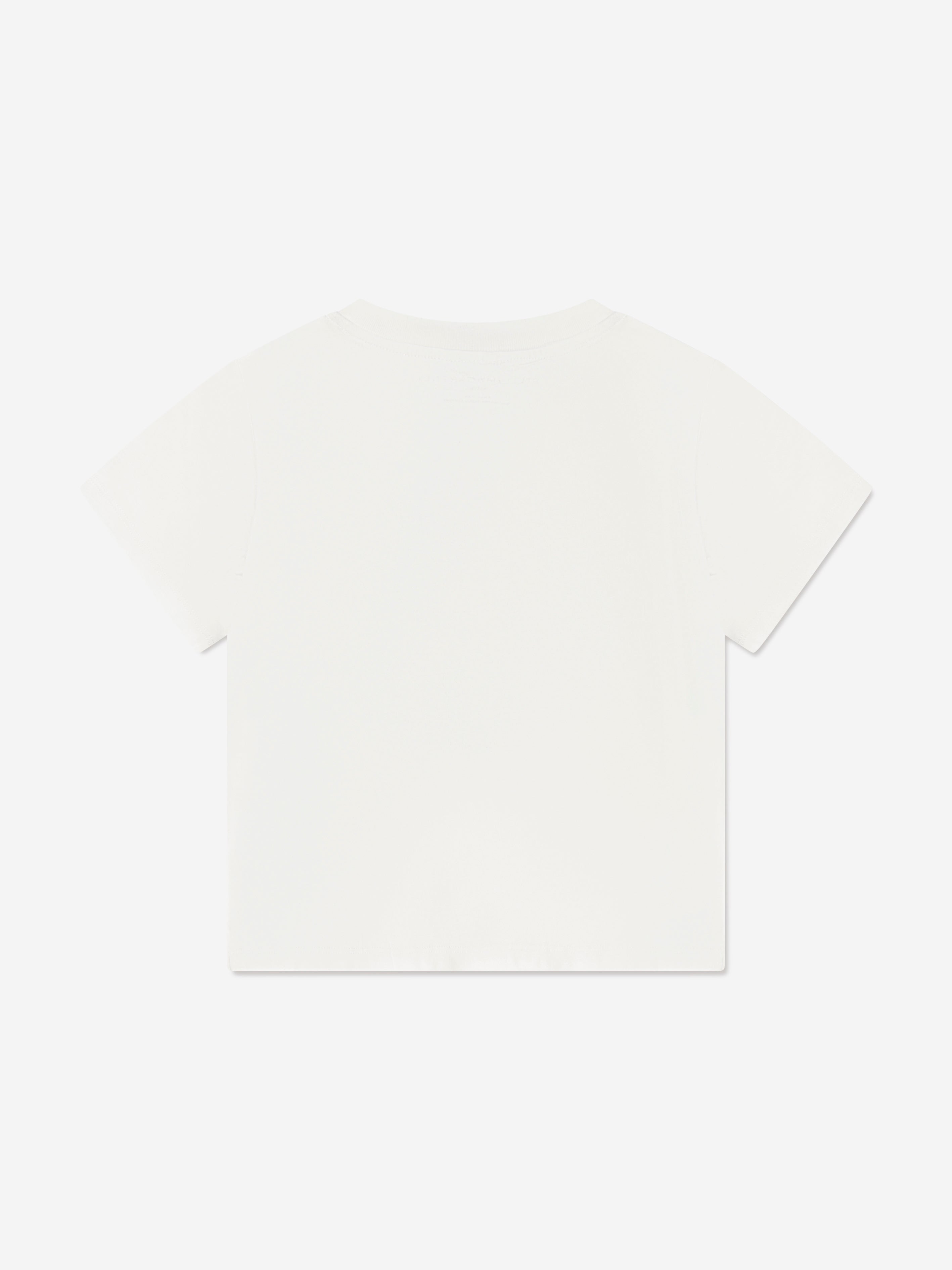 Stella McCartney Girls Logo Print T-Shirt in Ivory