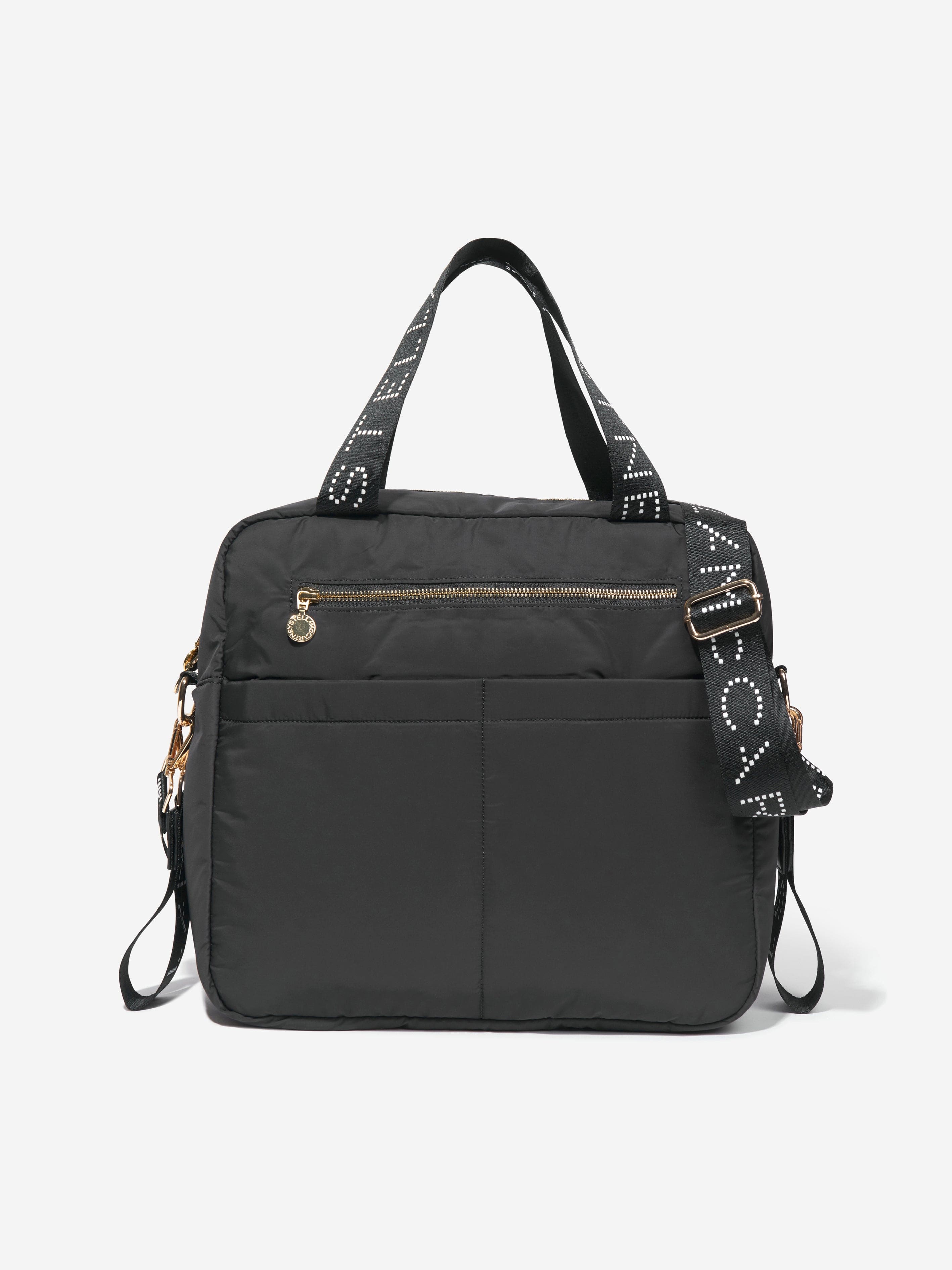 Stella McCartney Baby Logo Changing Bag in Black (36cm)