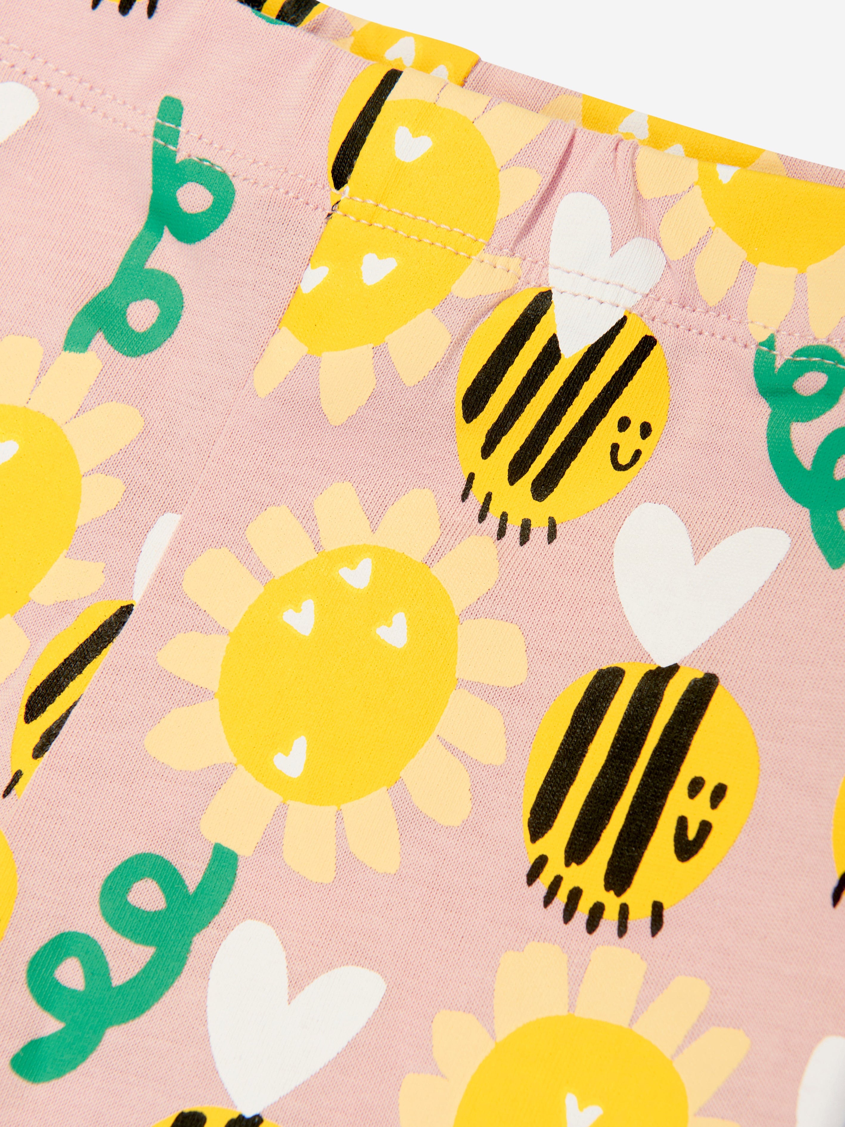 Stella McCartney Baby Girls Bee Leggings in Pink