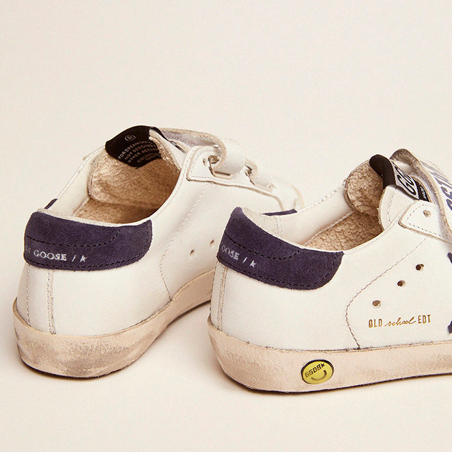 Boys & Girls Blue "OLD SCHOOL" Star Shoes