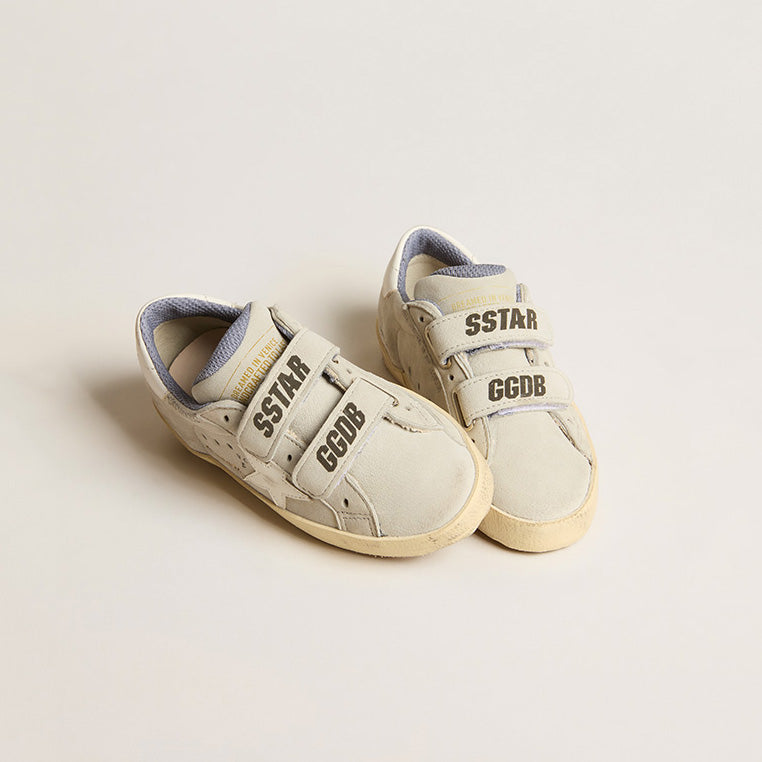 Boys & Girls Grey "OLD SCHOOL" Star Shoes