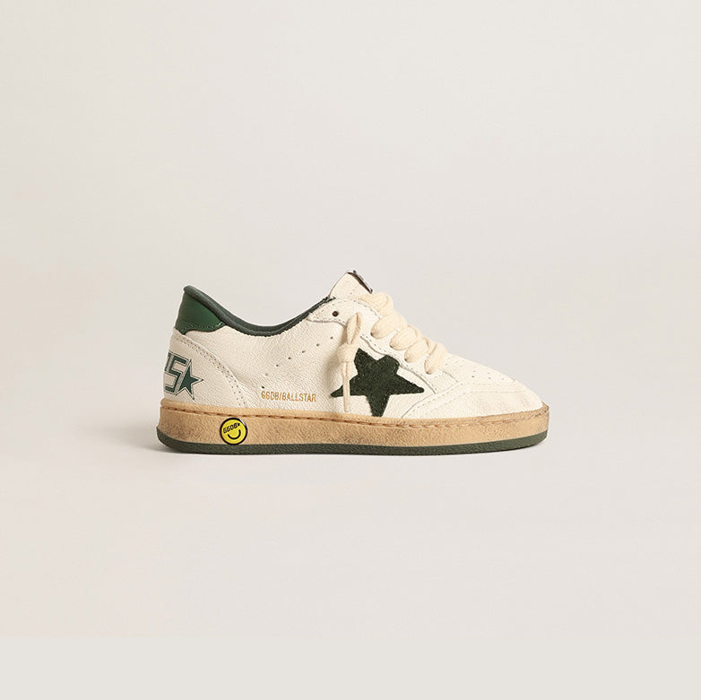 Boys & Girls Green "BALLSTAR" Star Shoes