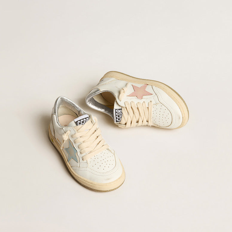 Boys & Girls White "BALLSTAR" Star Shoes