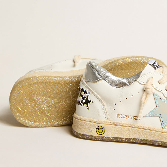 Boys & Girls White "BALLSTAR" Star Shoes