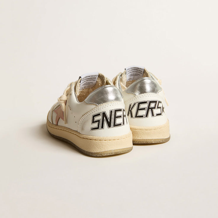 Boys & Girls White "BALLSTAR" Star Shoes