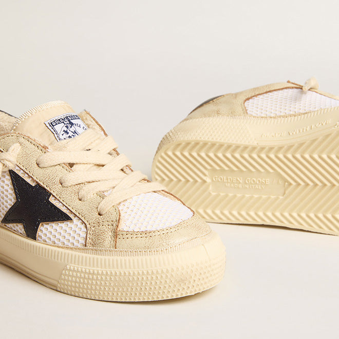 Boys & Girls Blue "MAY" Star Shoes