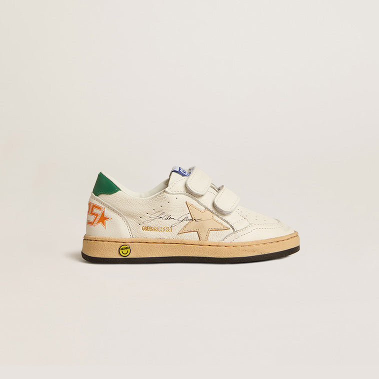 Boys & Girls White "BALLSTAR" Star Shoes