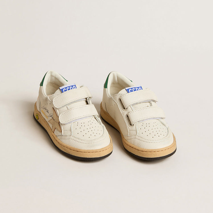 Boys & Girls White "BALLSTAR" Star Shoes