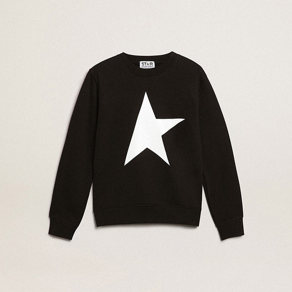 Boys & Girls Black Cotton Sweatshirt