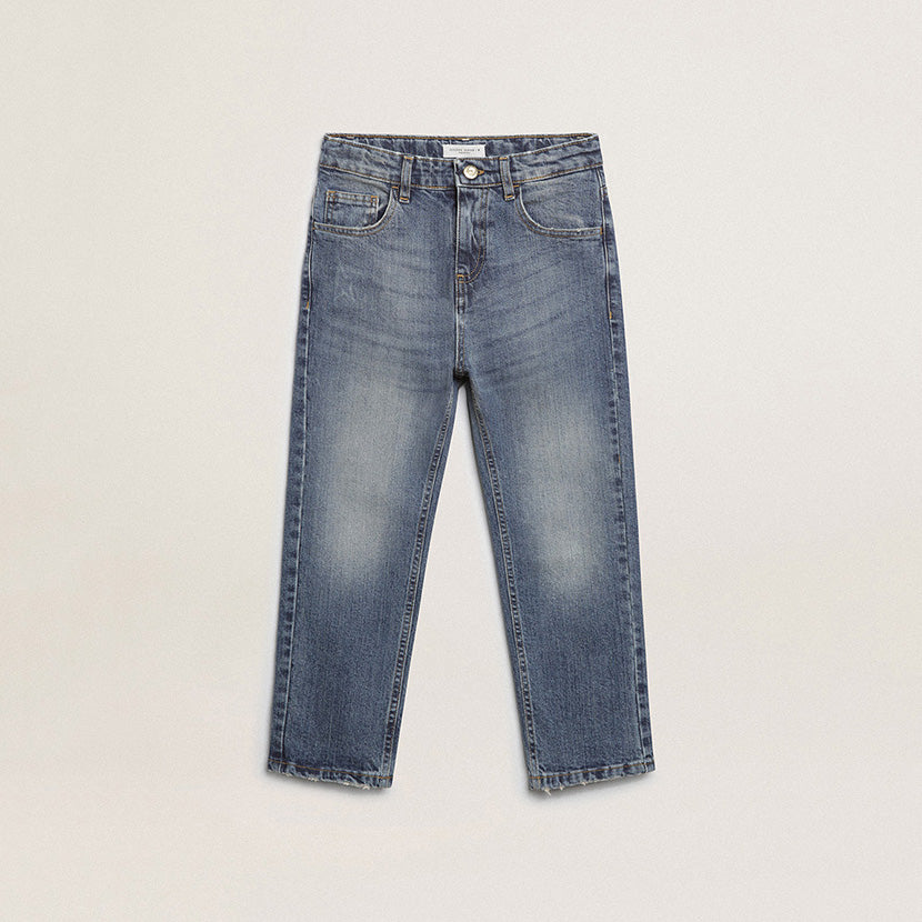 Boys & Girls Blue Denim Trousers