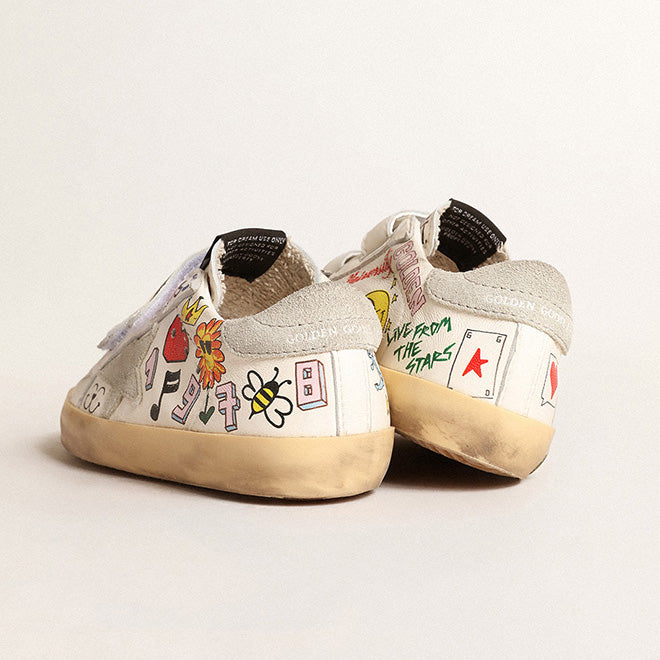 Boys & Girls Multicolor Pattern Shoes