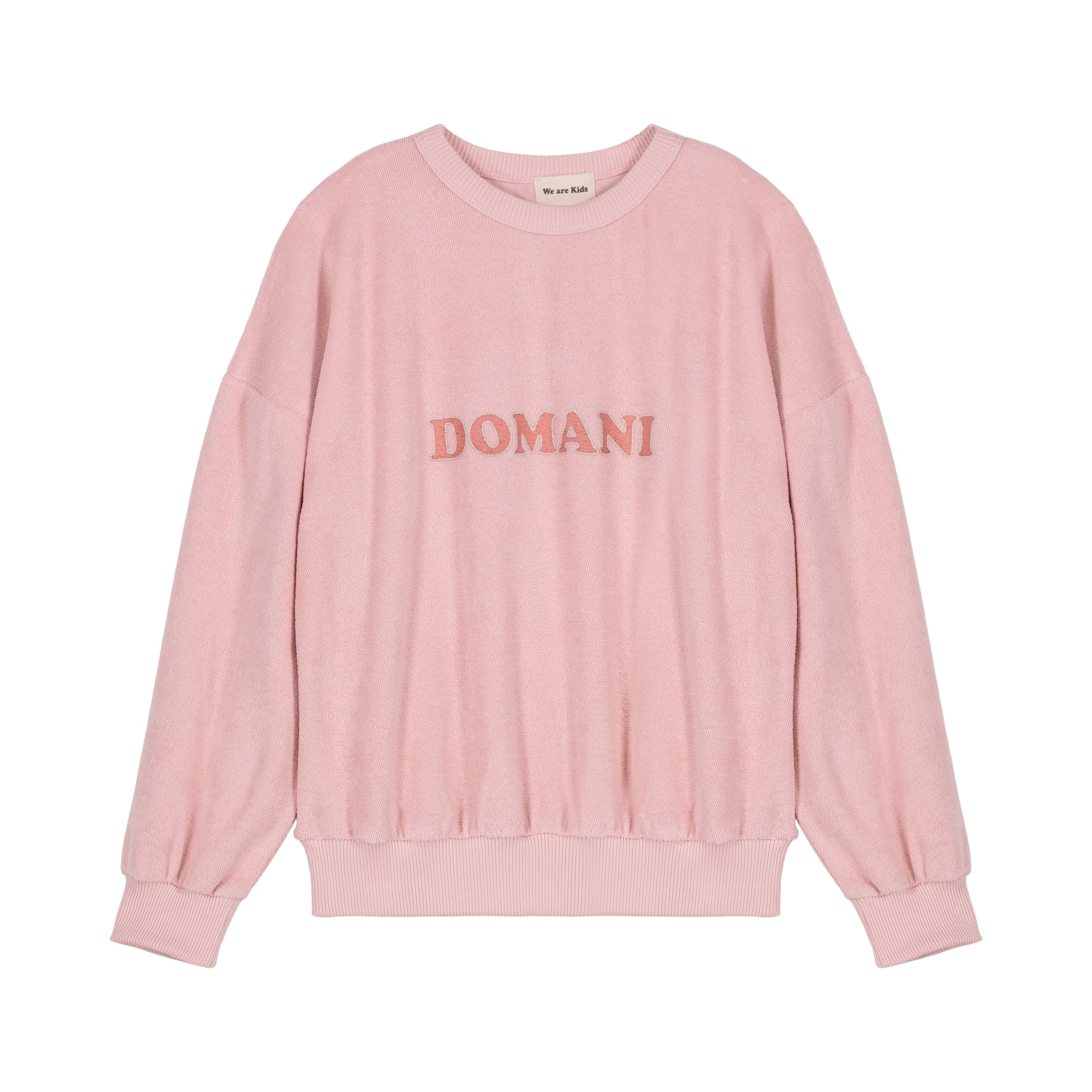 Boys & Girls Pink Logo Cotton Sweatshirt