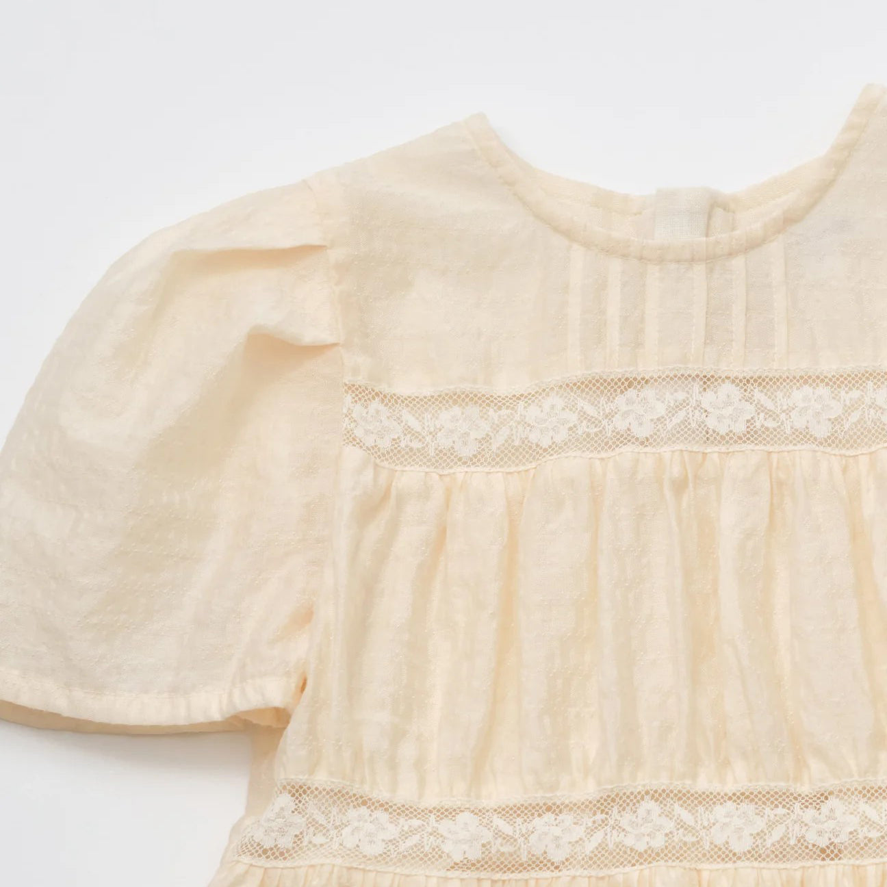 Girls Light Peach Dress