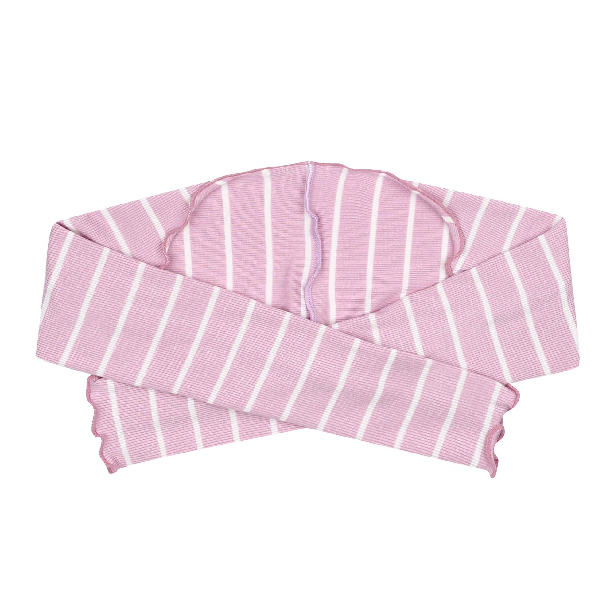 Girls Pink Stripes Shoulder Warmer