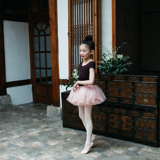 Girls Wine Red Ballet Onesies