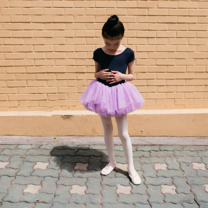 Girls Navy Ballet Onesies