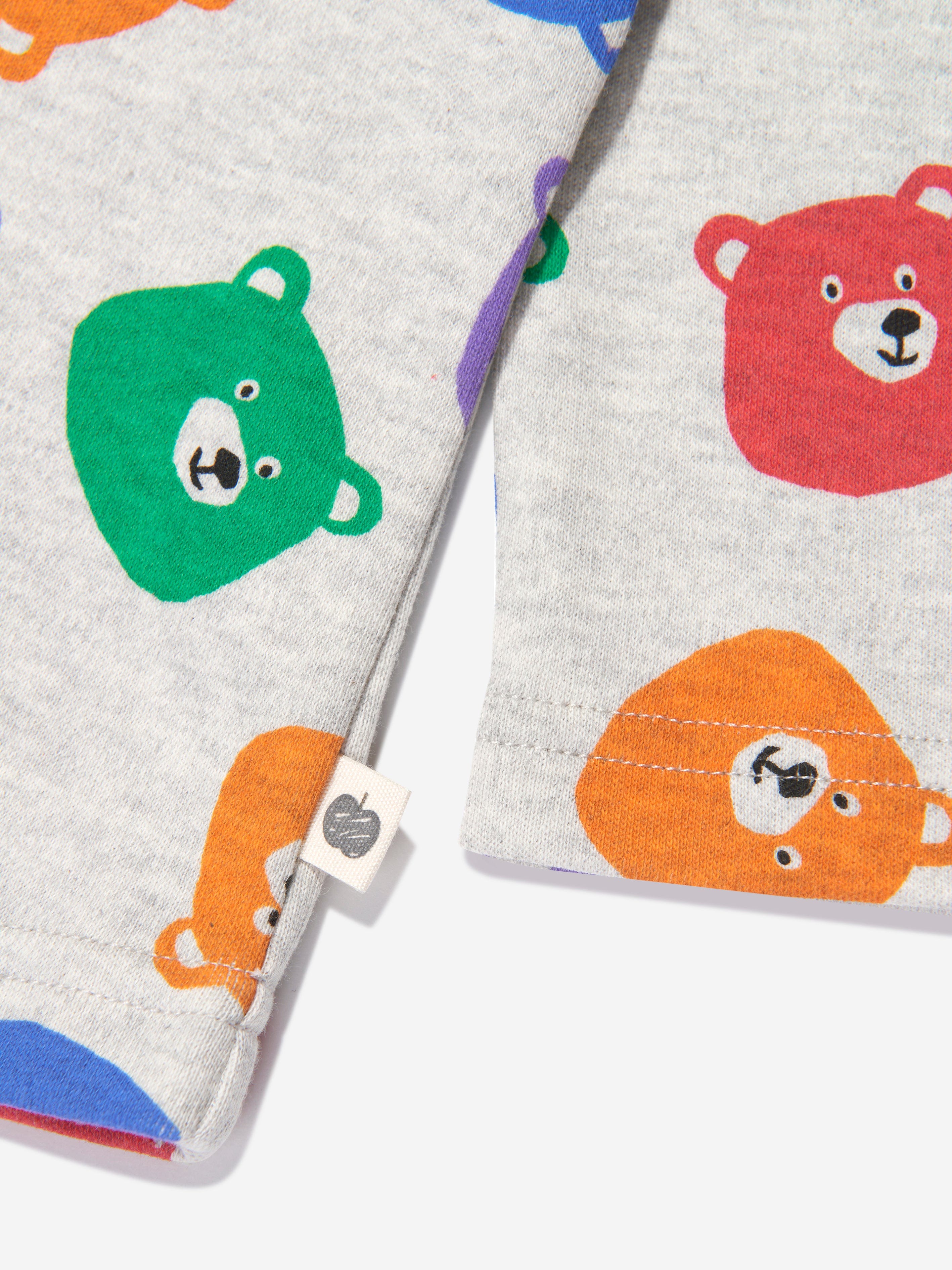 The Bonnie Mob Kids Long Sleeve Bears T-Shirt in Multicolour