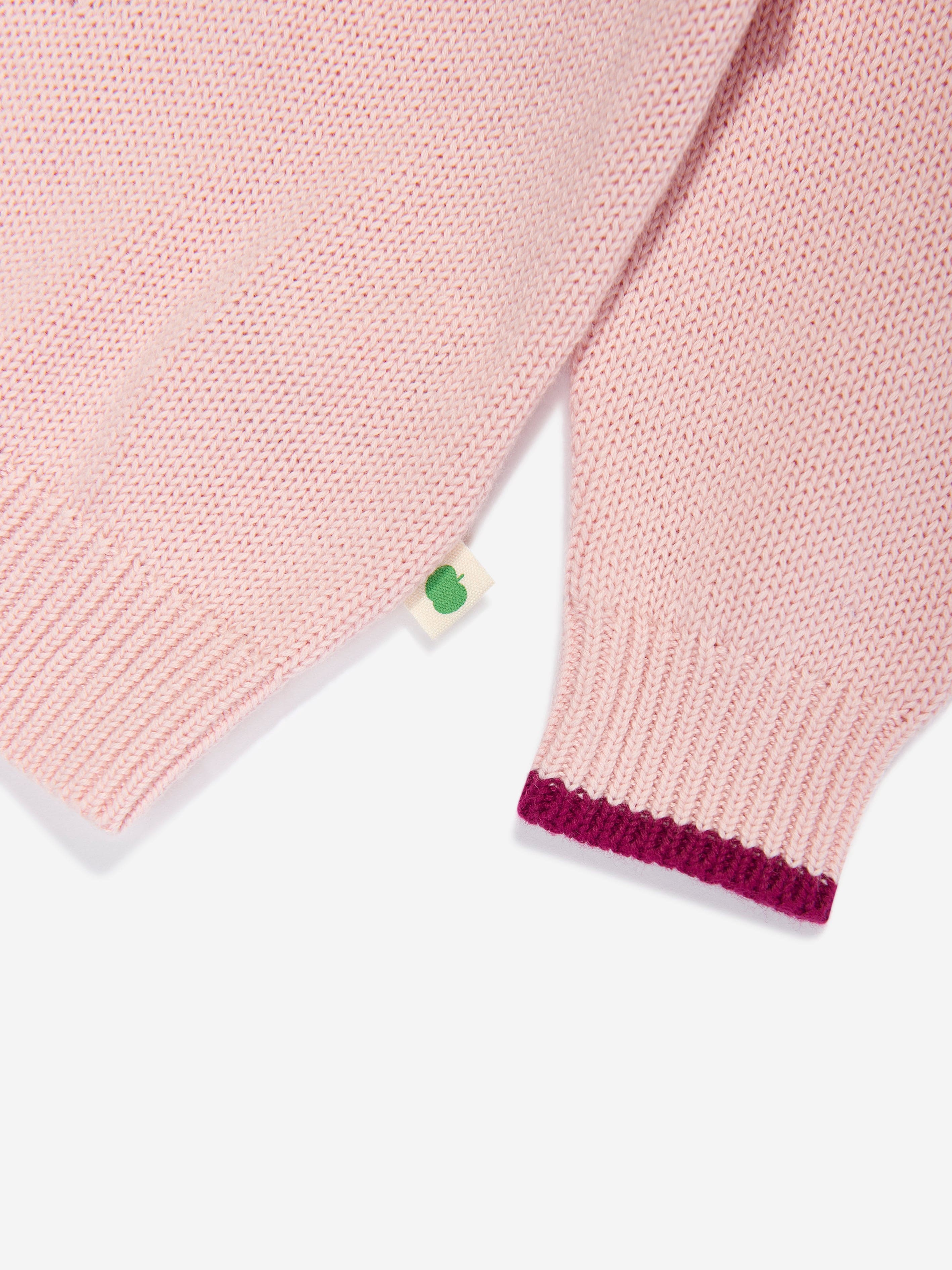 Girls Blackberry Knit Jumper in Pink