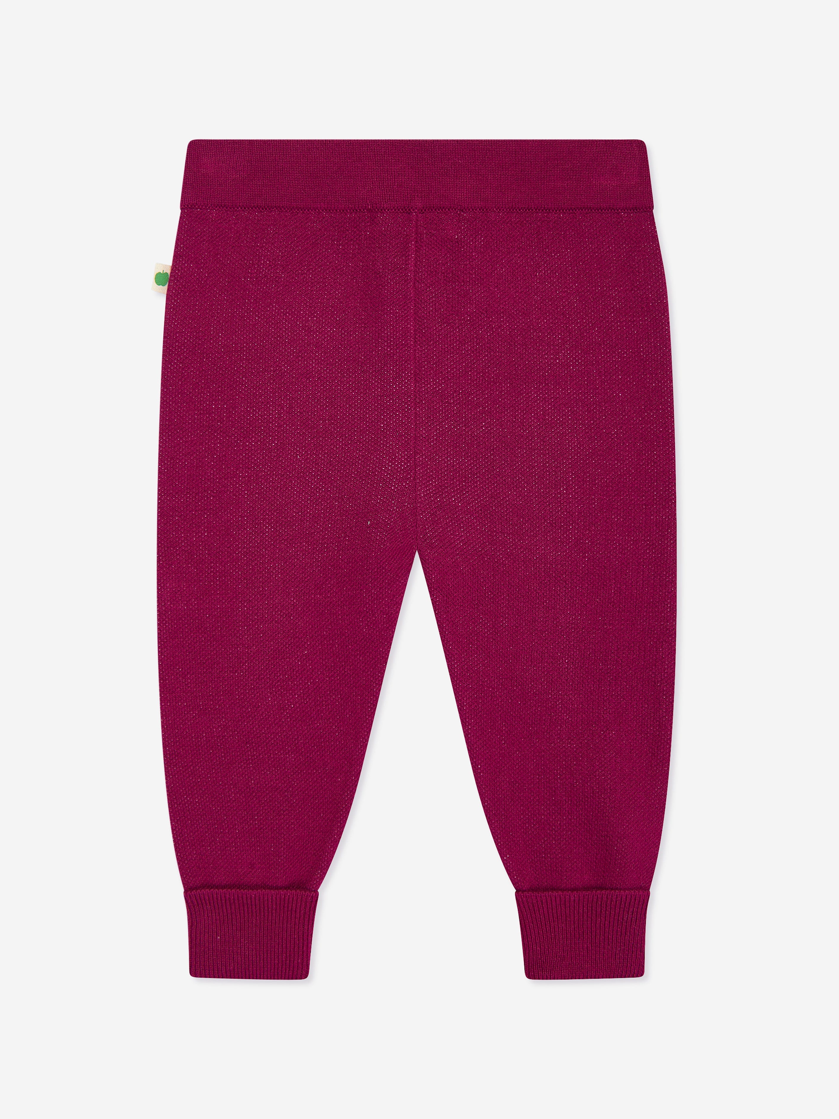 Girls Fern Cabin Knit Joggers in Purple