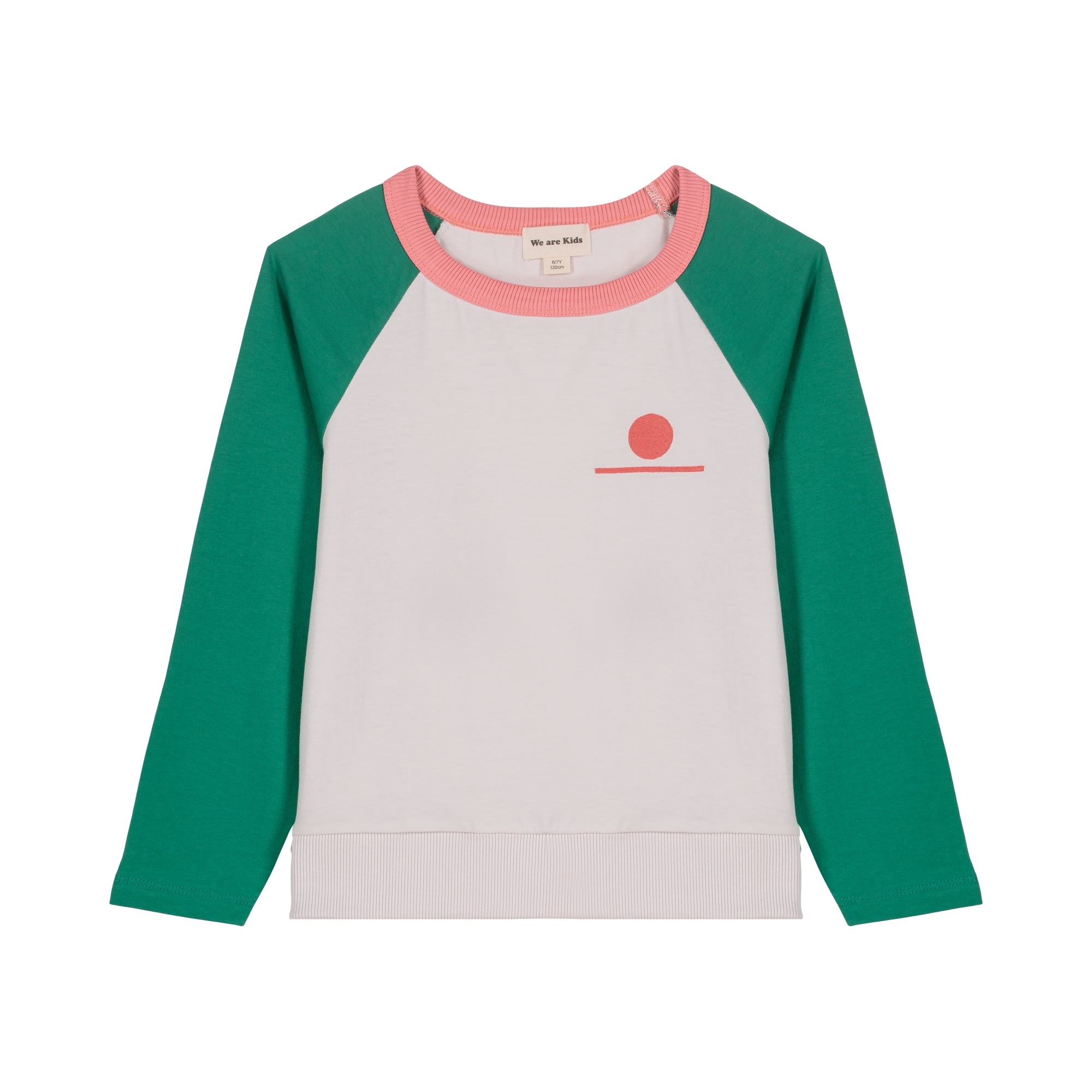 Boys & Girls Green Cotton T-Shirt