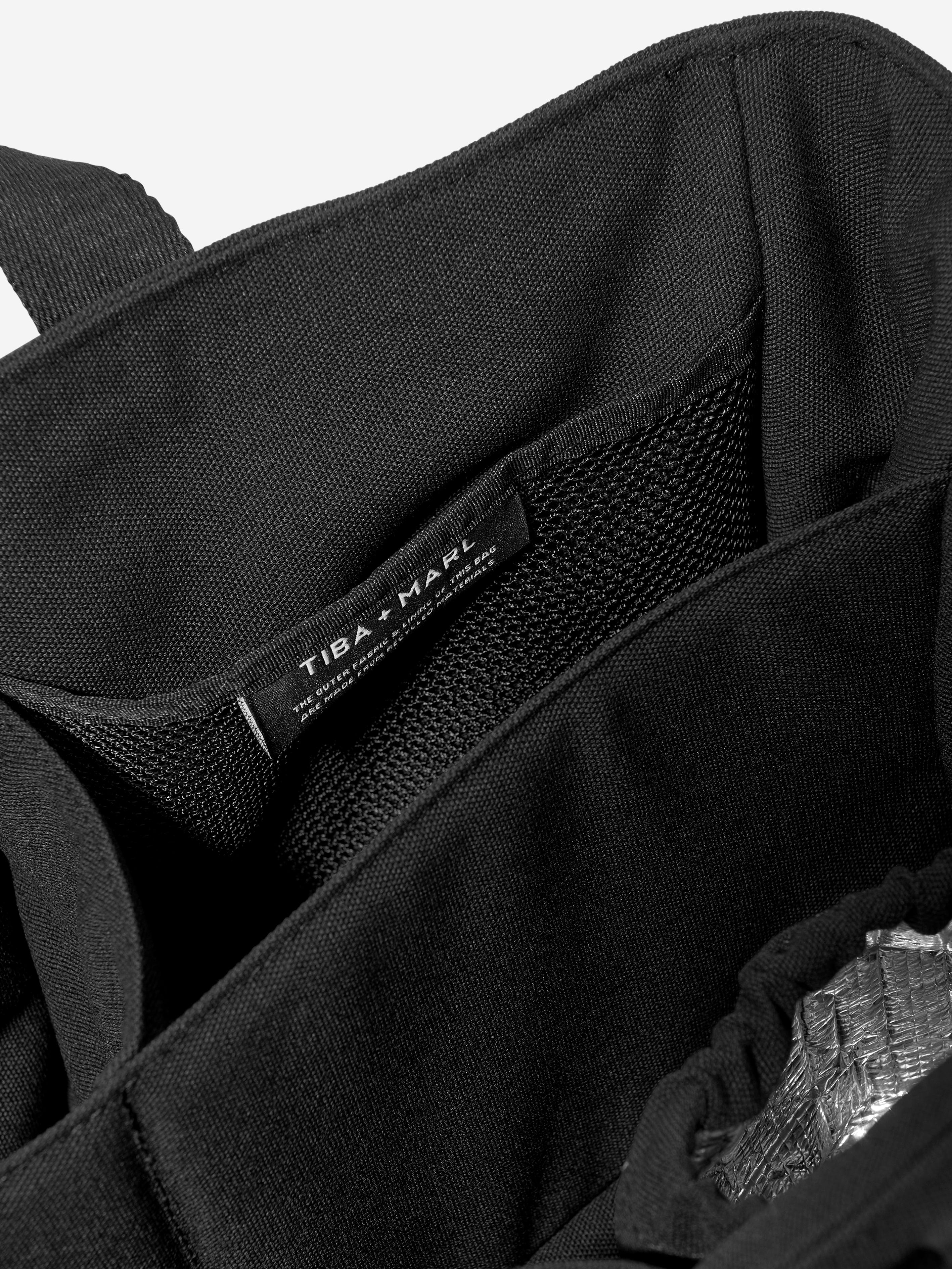 Tiba + Marl Baby The Canvas Organiser Caddy in Black (26cm)