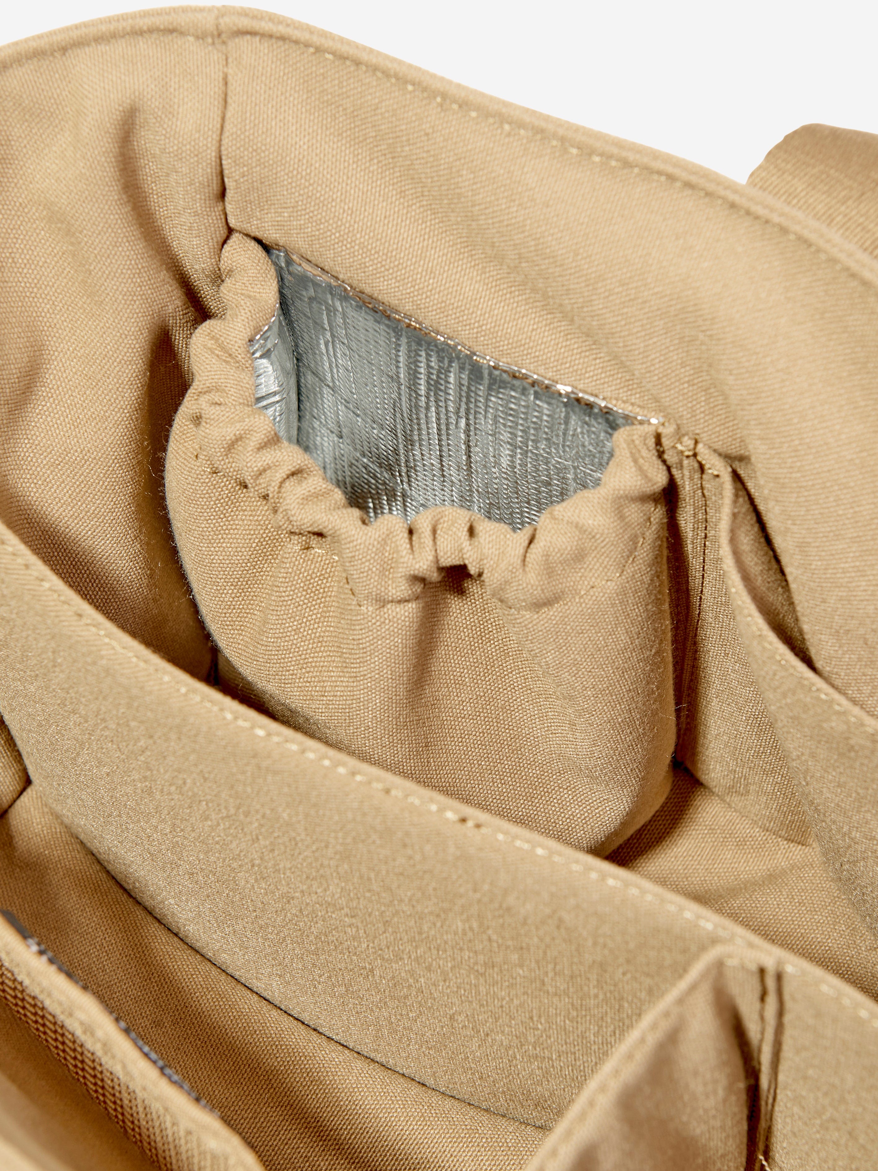 Tiba + Marl Baby The Caddy Borg Fleece in Beige (26cm)